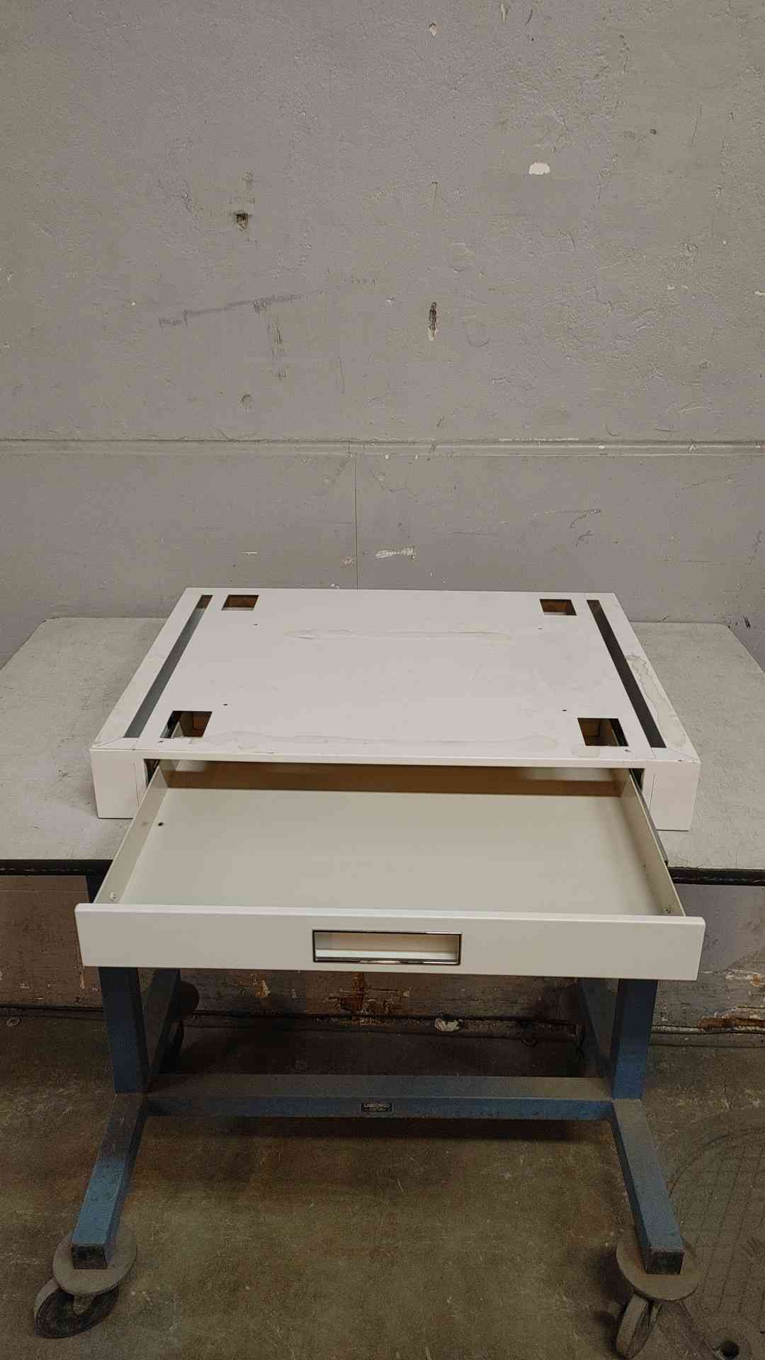 28" Recessed Apron Legroom Metal Casework Spacer (108715)