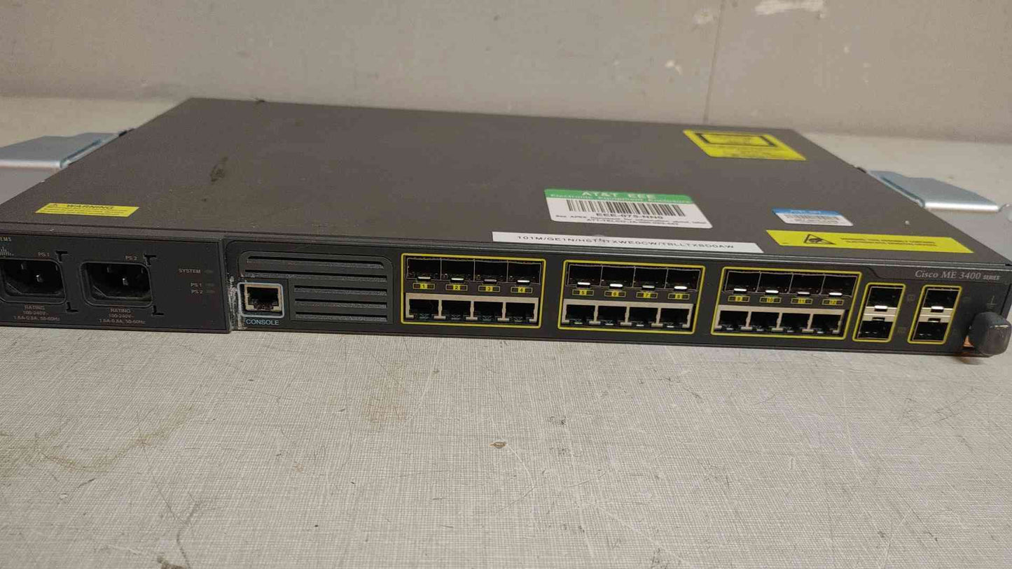 Cisco ME-3400-24TS-D Metro Ethernet Access Layer 3 Switch (108901)