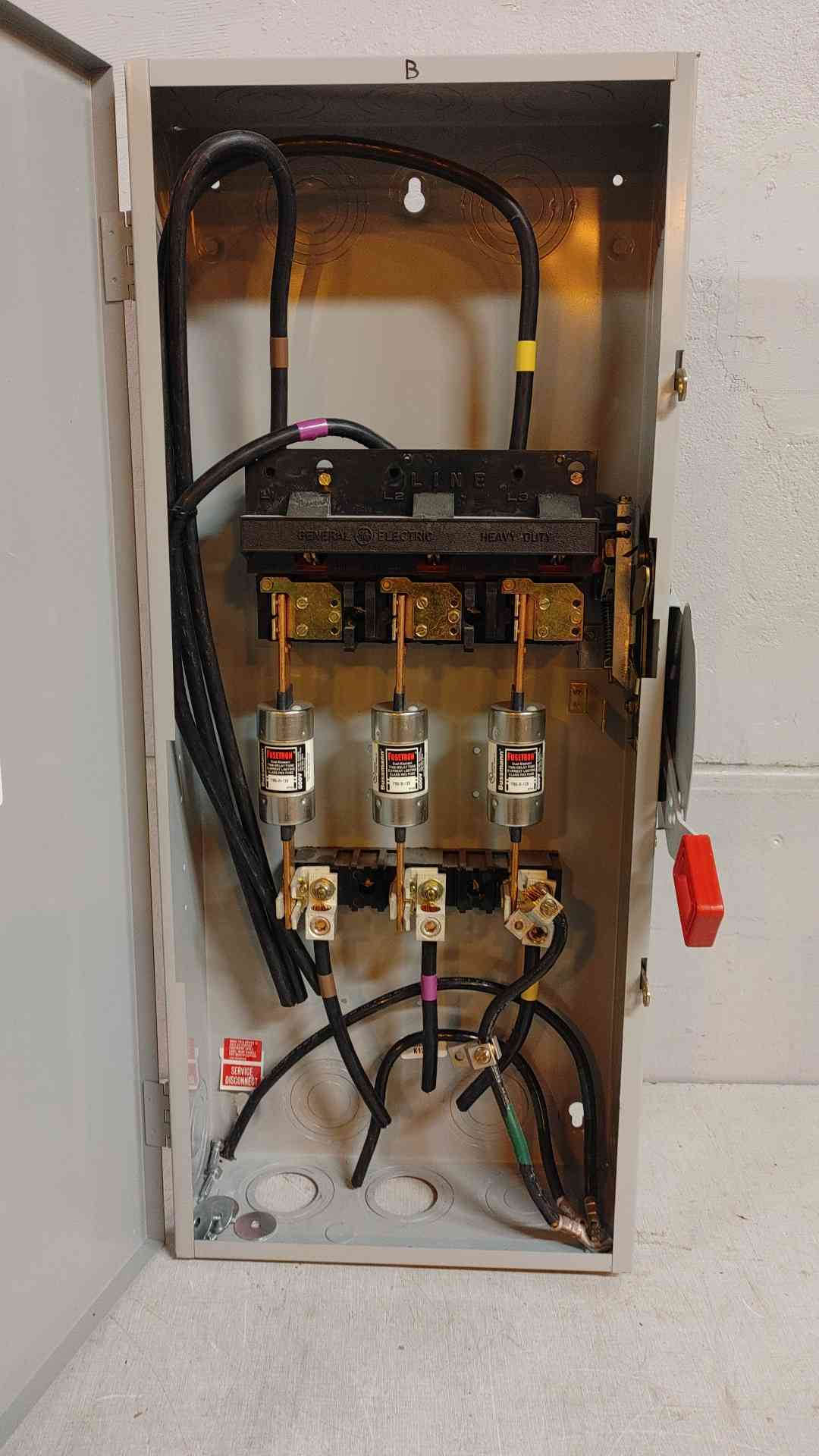 GE 200A Safety Switch 200 Amp Fused TH3364 (108931)