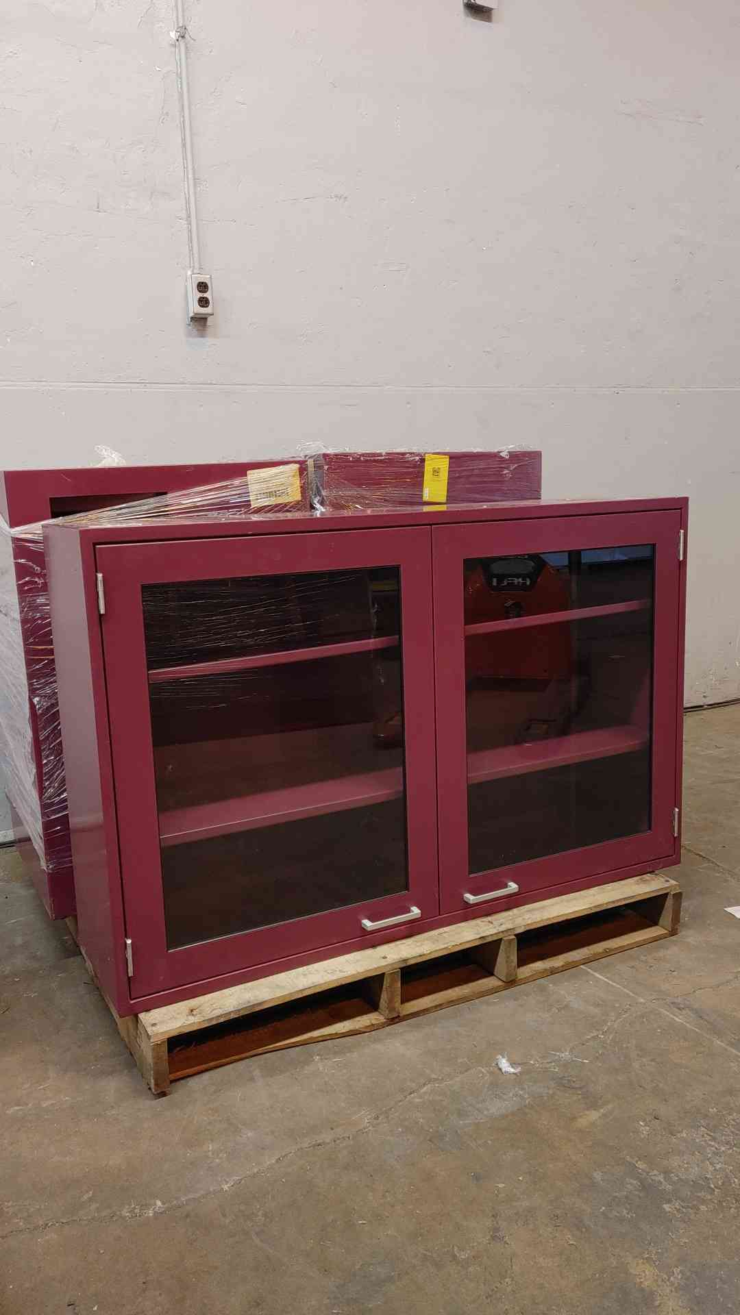 4' Hamilton Dual Glass Door Overhead Casework (109021)