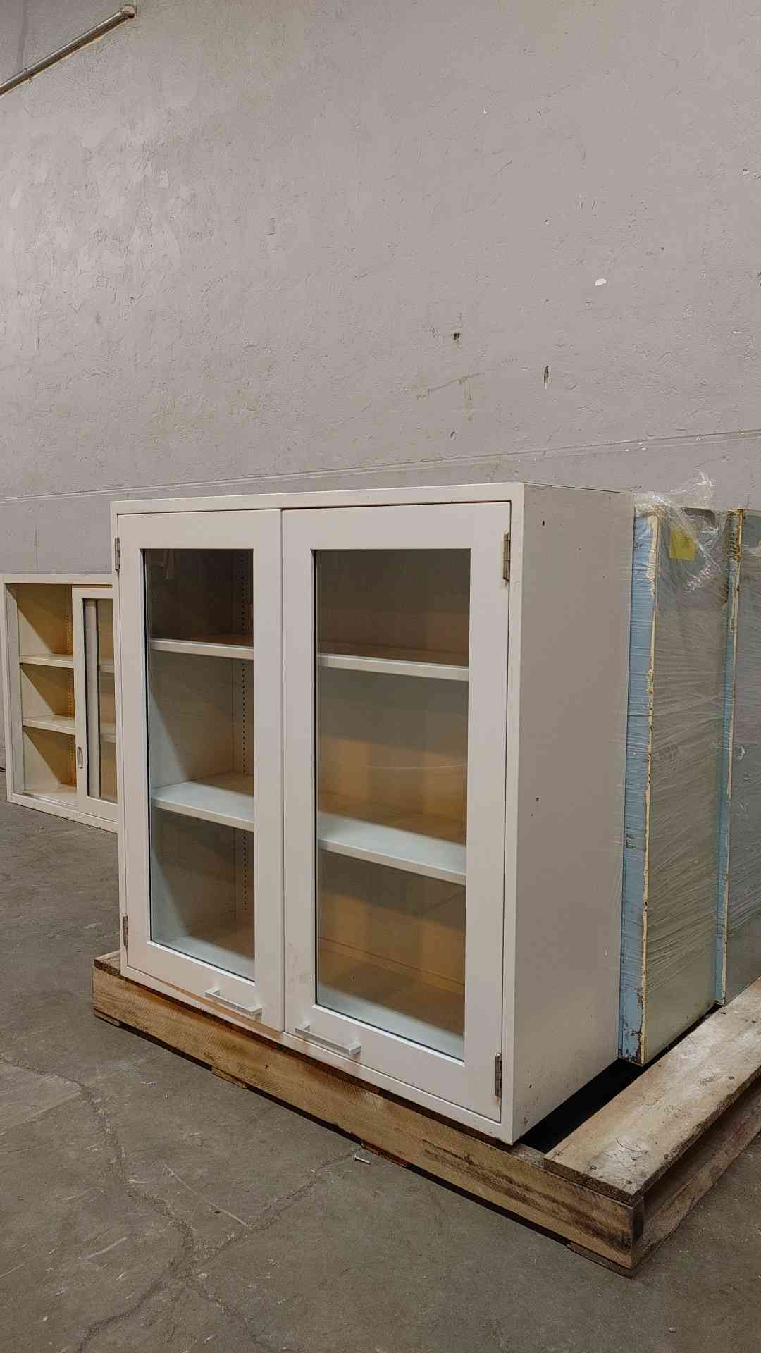3' Hamilton Dual Glass Door Overhead Casework (109047)
