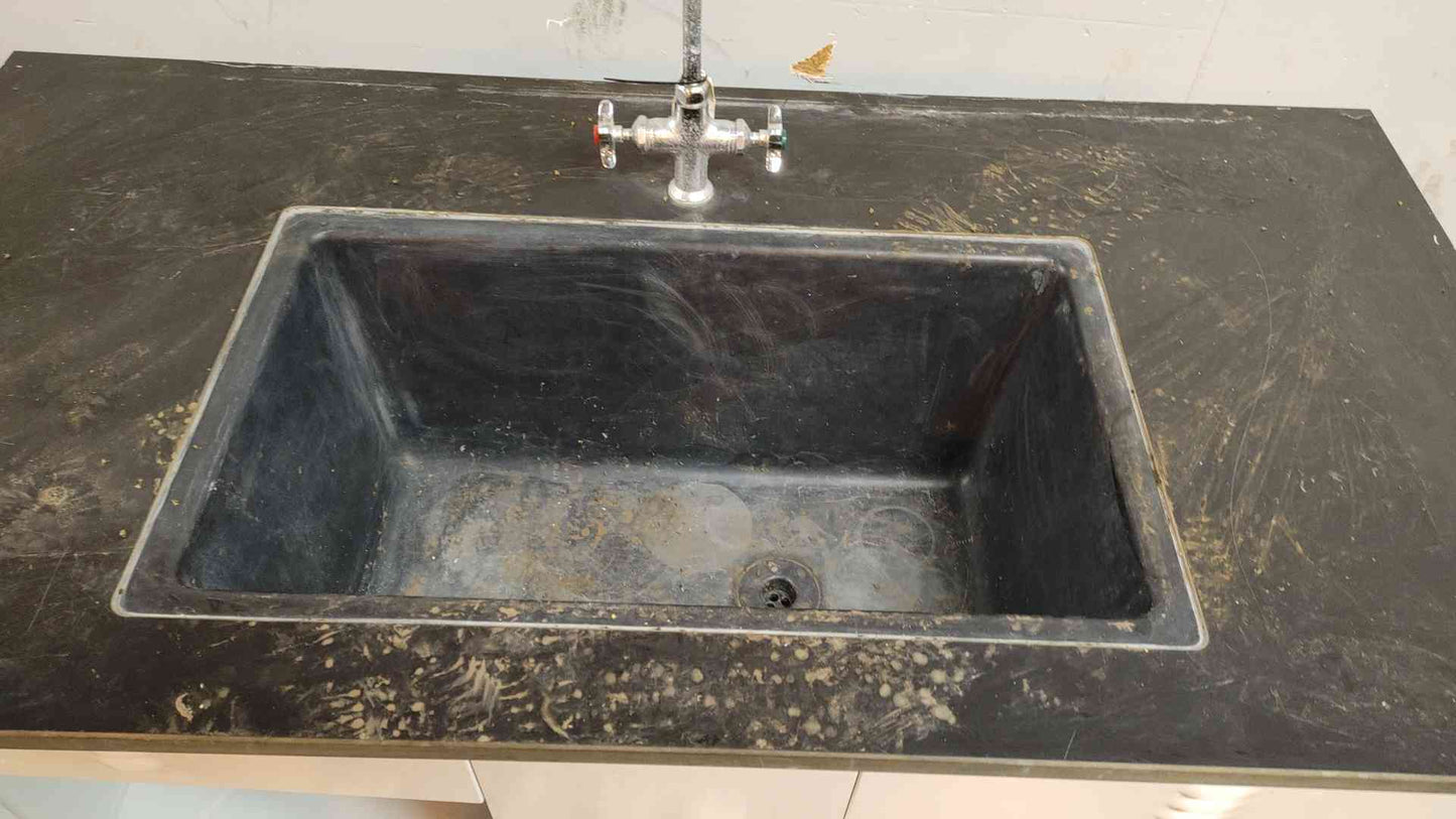 Duralab 58" Doors Sink Basin Combo Metal Lab Casework (109146)