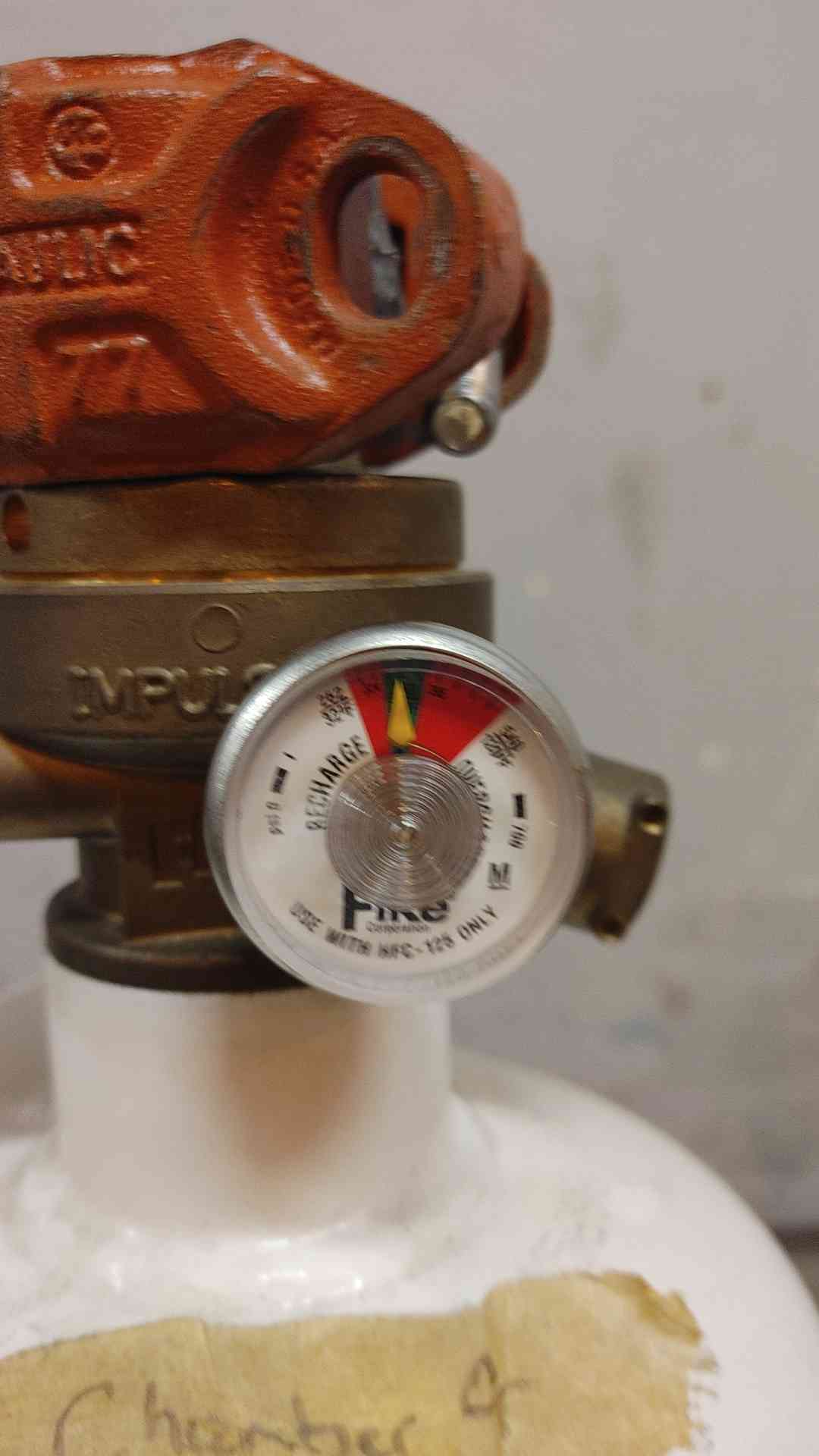 Fike 11LBS Ecaro 25 Clean Agent Fire Suppression Cylinder HFC-125 70-263-D-W (109251)