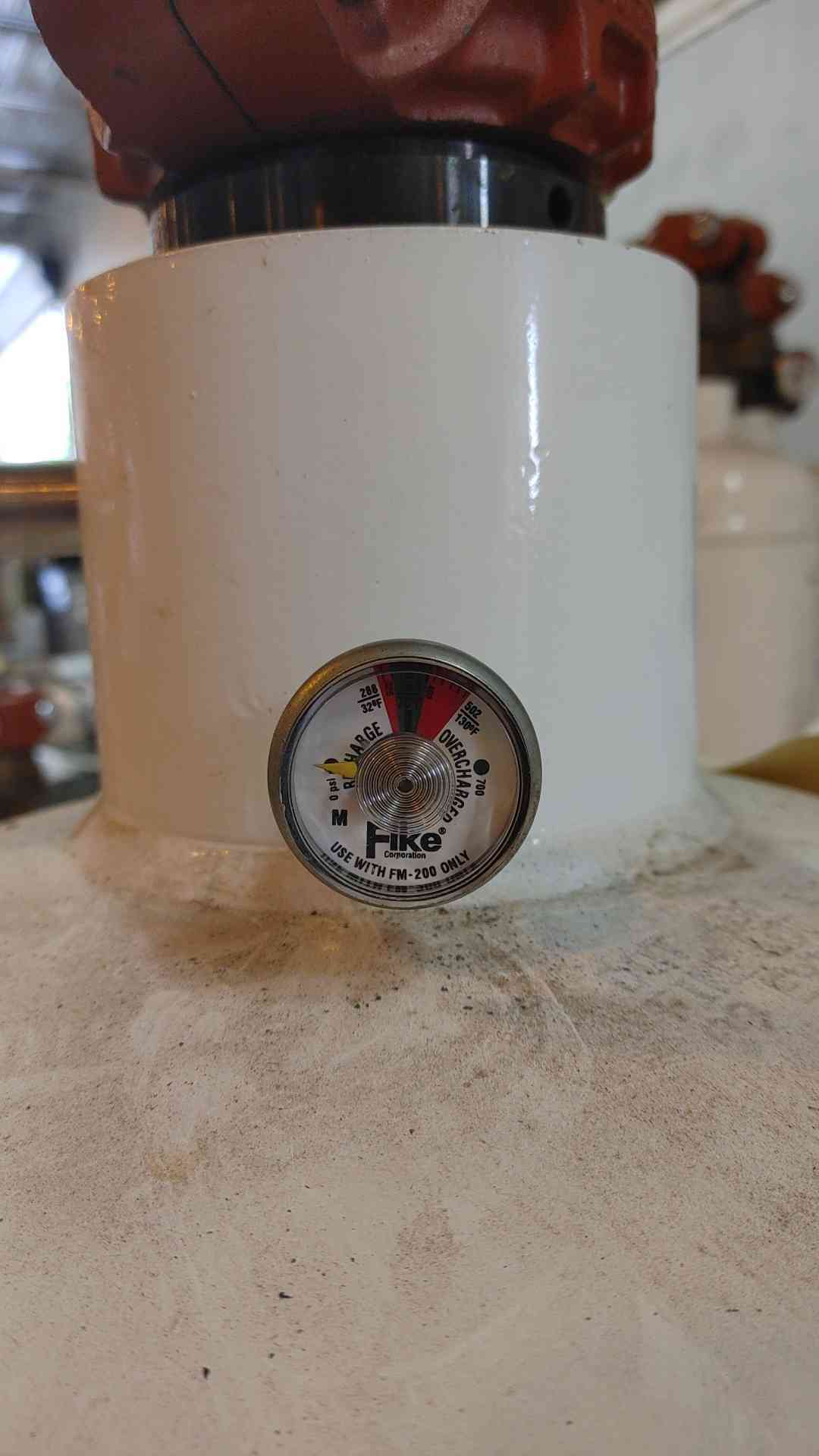 Fike 130 LBS Clean Agent Fire Suppression Cylinder FM-200 (109256)