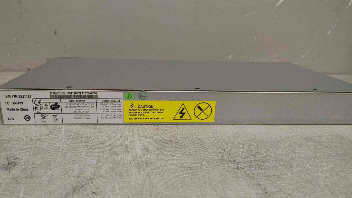 *Pickup Only* IBM Enterprise 12 Port  PDU Strip 39J1183