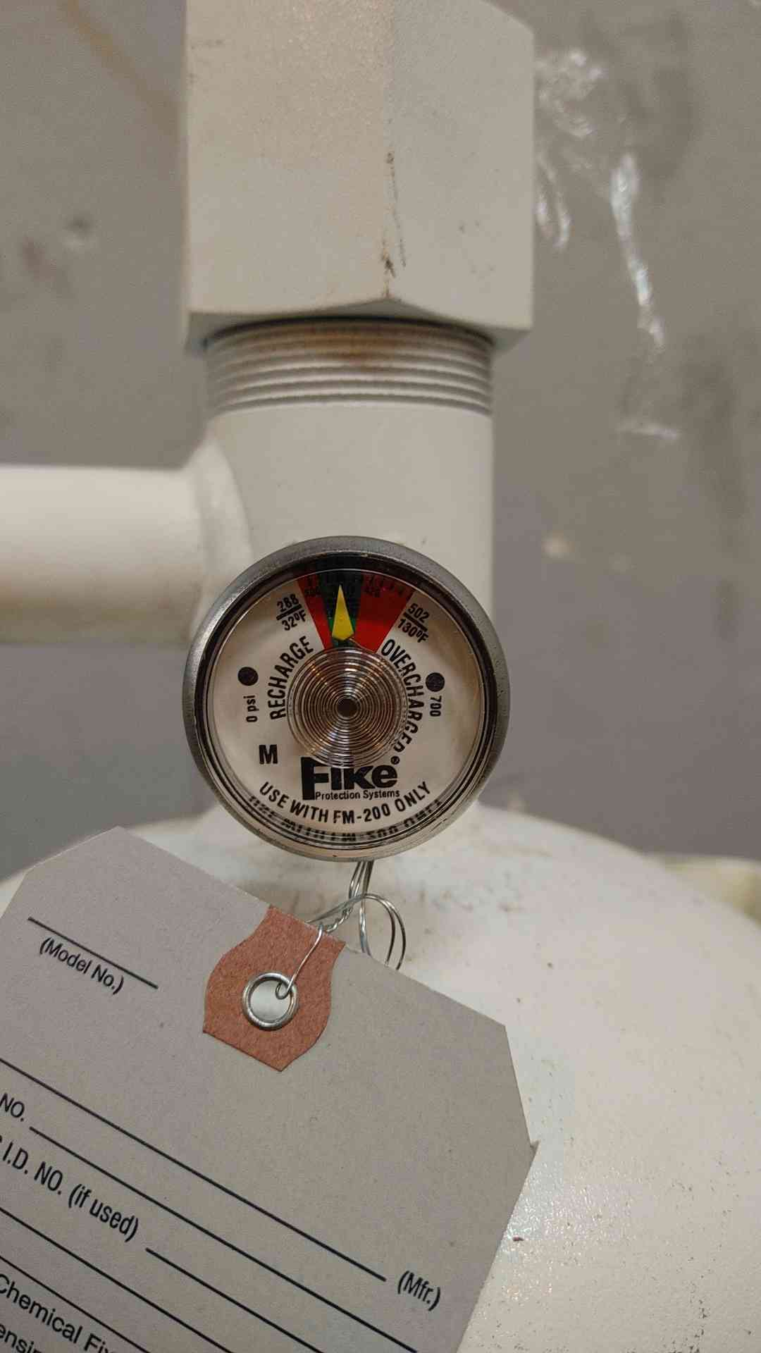 Fike Clean Agent Extinguishing System Unit 50Lbs FM-200 (109315)