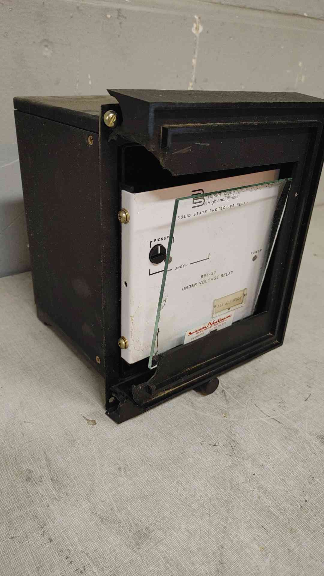AS-IS *Pickup Only* AS-IS Basler Electric Under Voltage Relay BE1-27 (SKU: 109298)