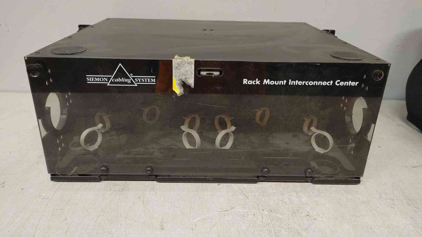 Siemon Cabling System Rack Mount Interconnect Center Fiber Patch Panel (109484)