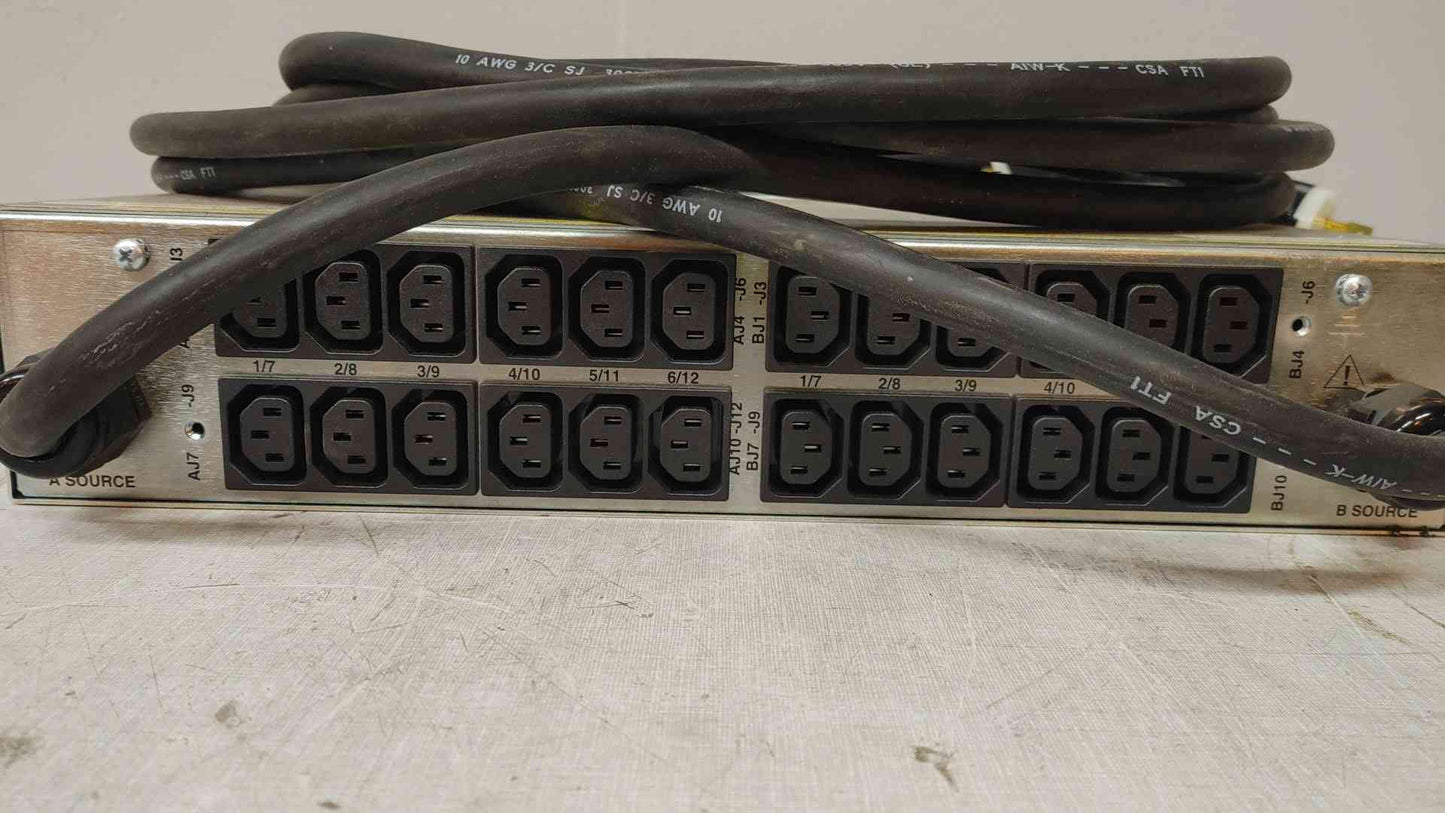 Reliable Techniques International PT630D Single-Phase 24A Power Distribution Unit (PDU)