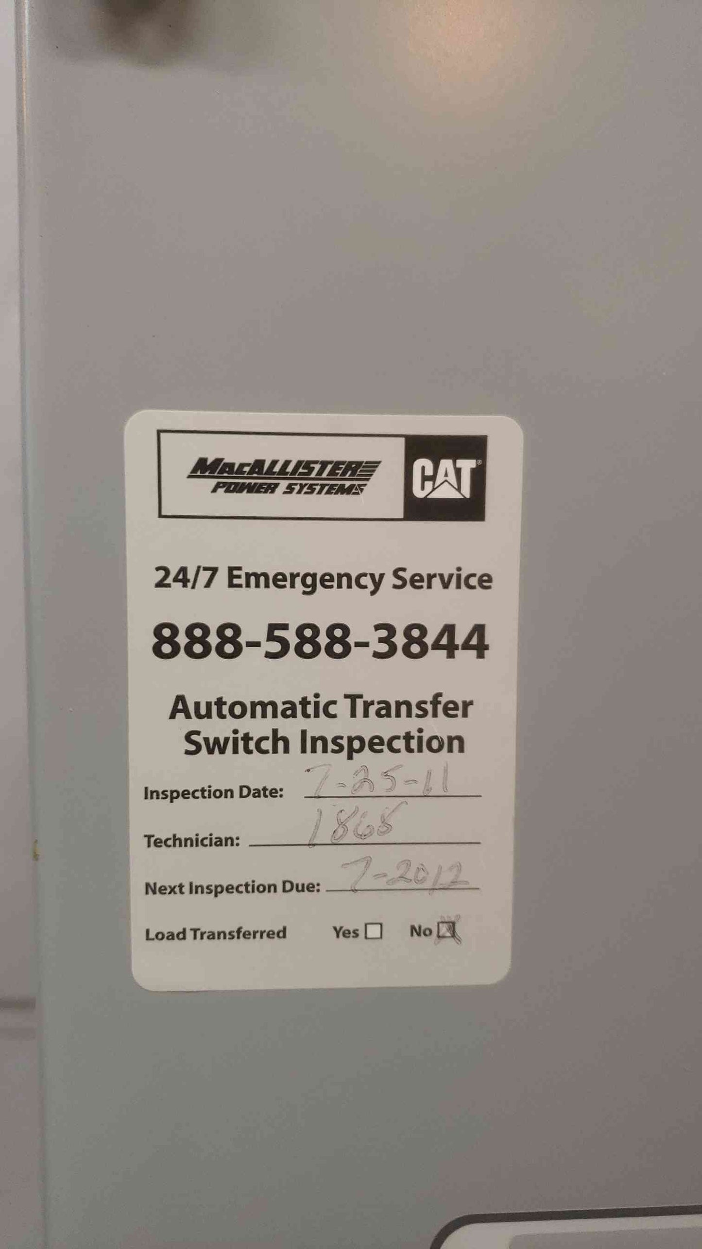 ASCO Series 300 3PH 104A 480V ATS D00300B30104N10C Automatic Transfer Switch (SKU: 109559)