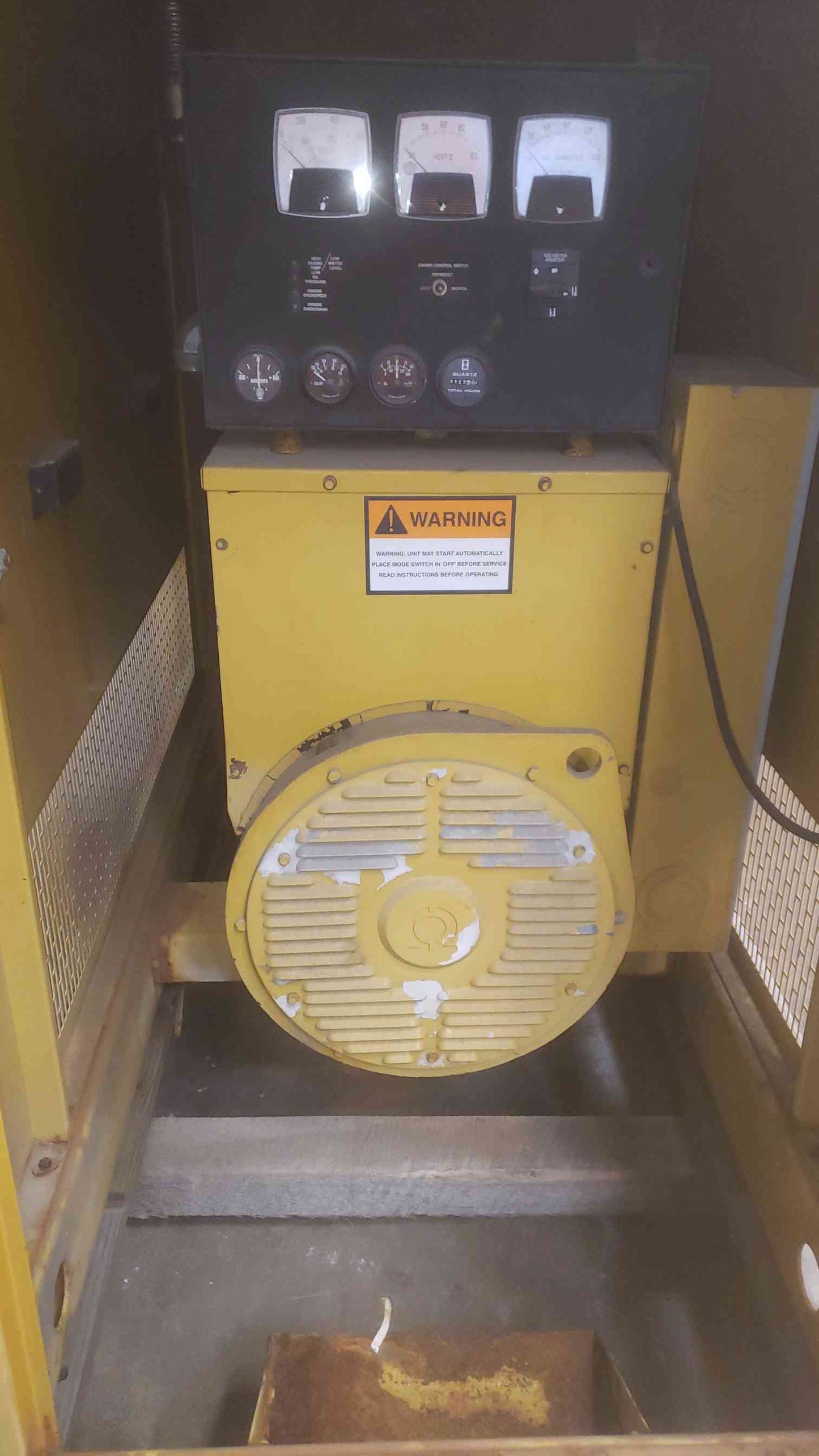35KW Katolight N35FPG4 1&3PH Nat Gas LP Generator 163 Hrs 4.3L Engine TESTED (SKU: 109786)