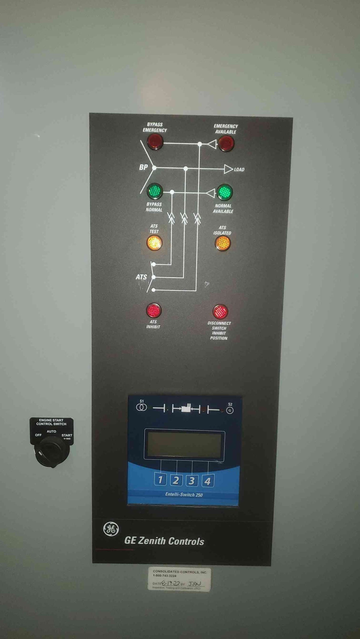 GE Zenith ZTS 800A 480V 3PH Bypass Isolation Transfer Switch ATS ZB5DB08031-07 (SKU: 110147)