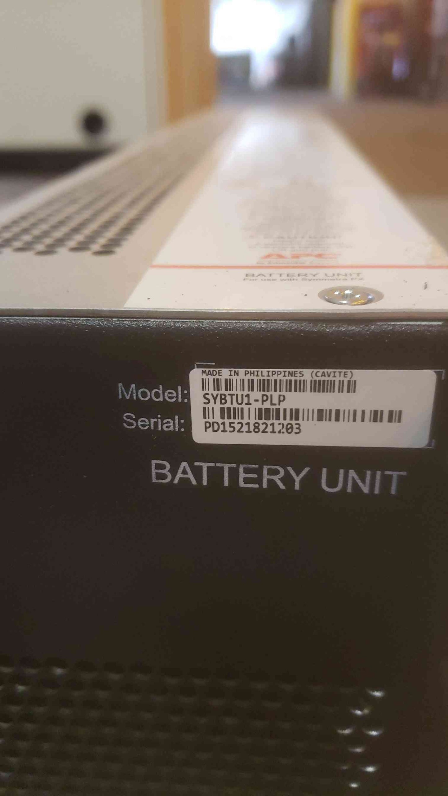 APC BATTERY UNIT- For use with Symmetra PX  SYBTU1-PLP (SKU: 110294)
