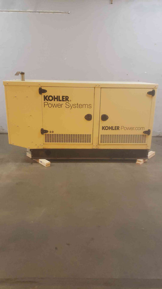 54KW 60KW KOHLER 60REZGB PSI 5.7L 1PH LP Nat Gas Generator 4418Hrs '16 TESTED (SKU: 110406)