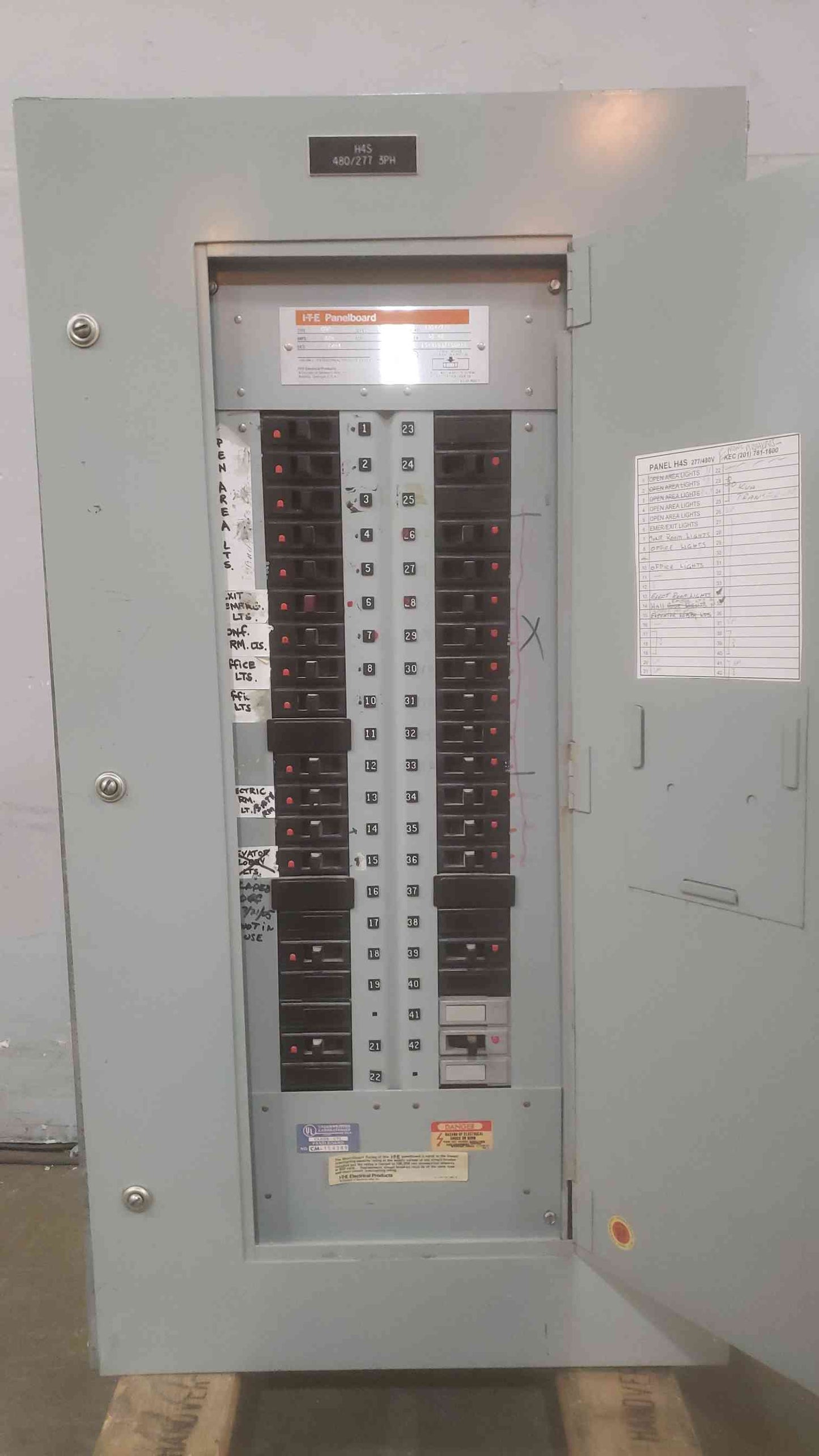 I-T-E 225A 480Y/277V 3PH 4W Panelboard CDP(SKU: 110629)