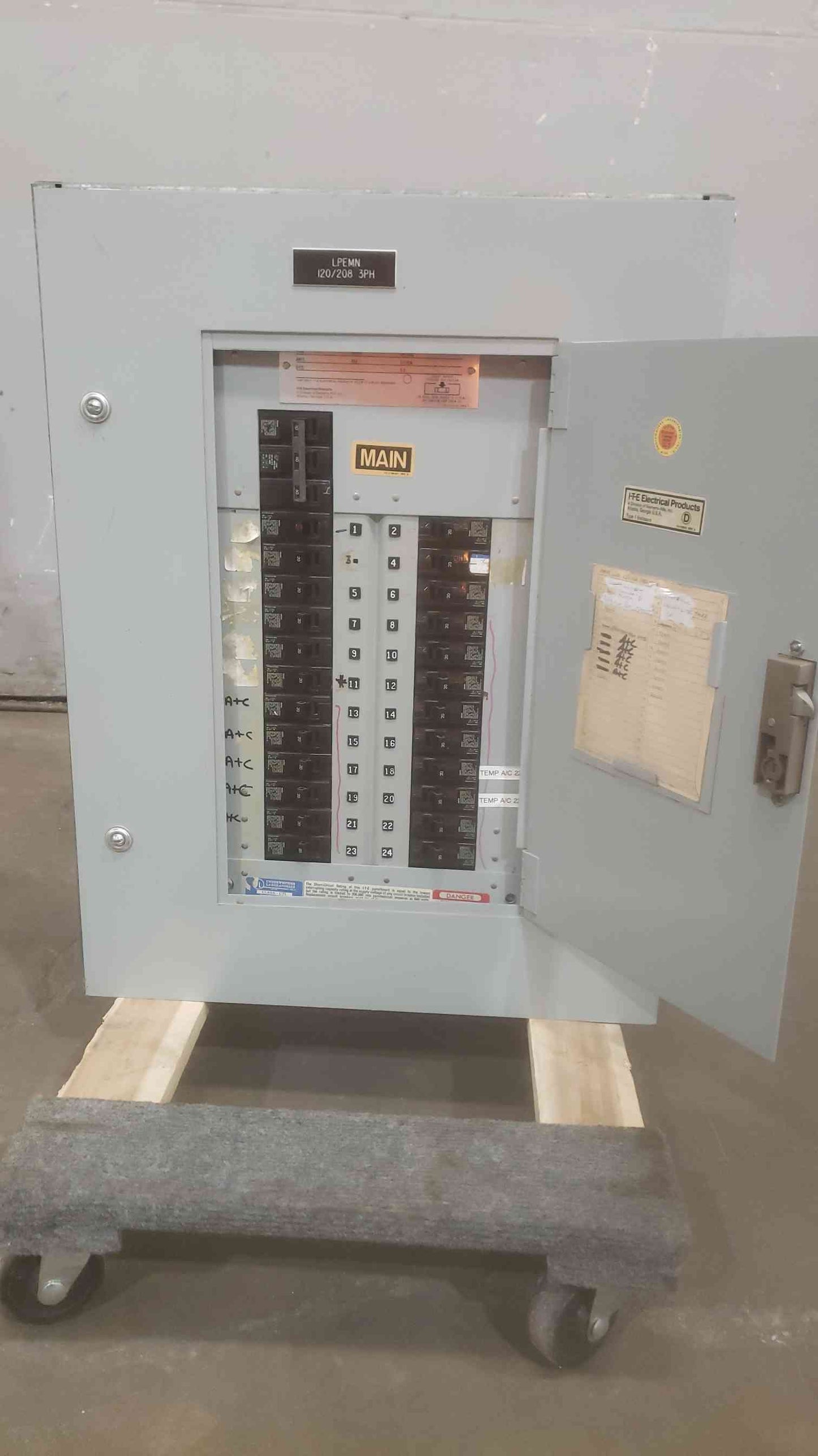 I-T-E 100A 60A Panelboard Bulk Sale Bundle 480/277 and 208/120 Boards