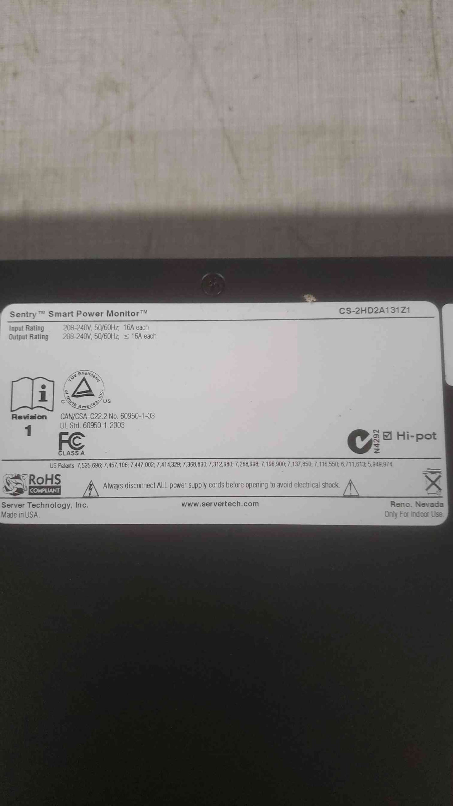 Sentry Smart Power Monitor CS-2HD2A131Z1(SKU: 110702)