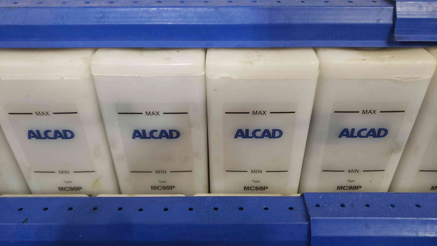 Alcad Nickel Cadmium 36 Rechargeable Batteries in Rack (SKU: 11294)