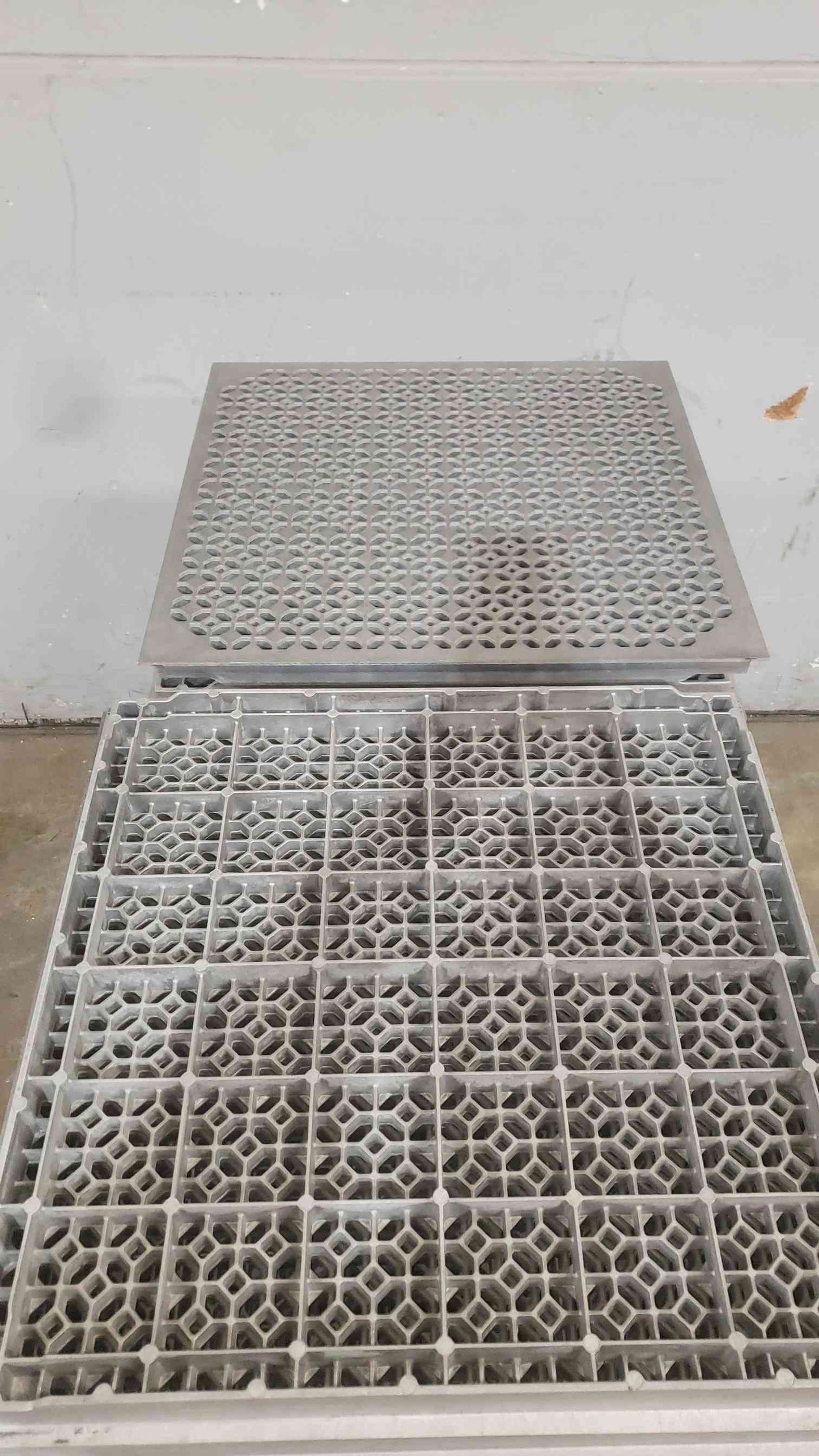 2x2 Aluminum Perforated Floor Tile Tate (SKU: 111283)