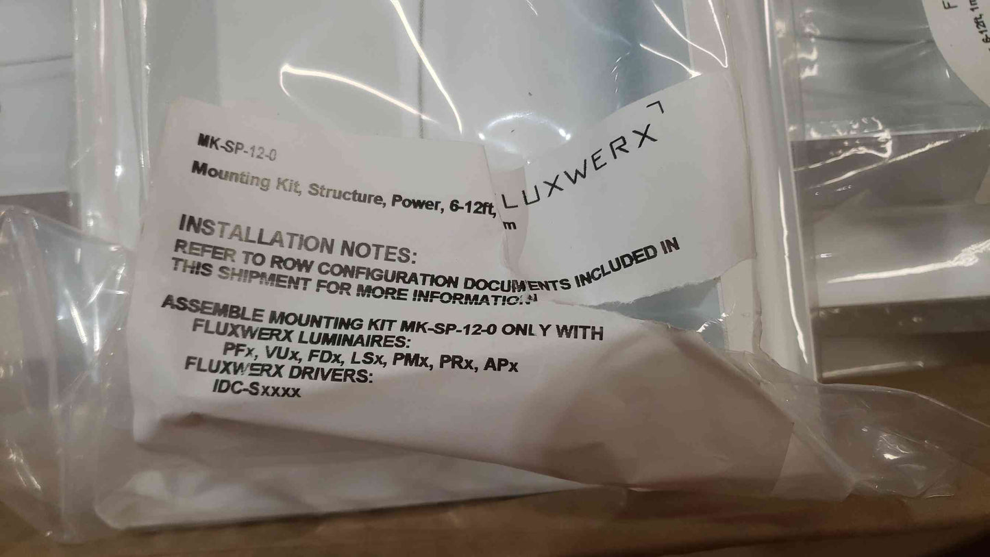 New Fluxwerx Mounting Kit, Structure, Power, 6-12FT (SKU: 111312)