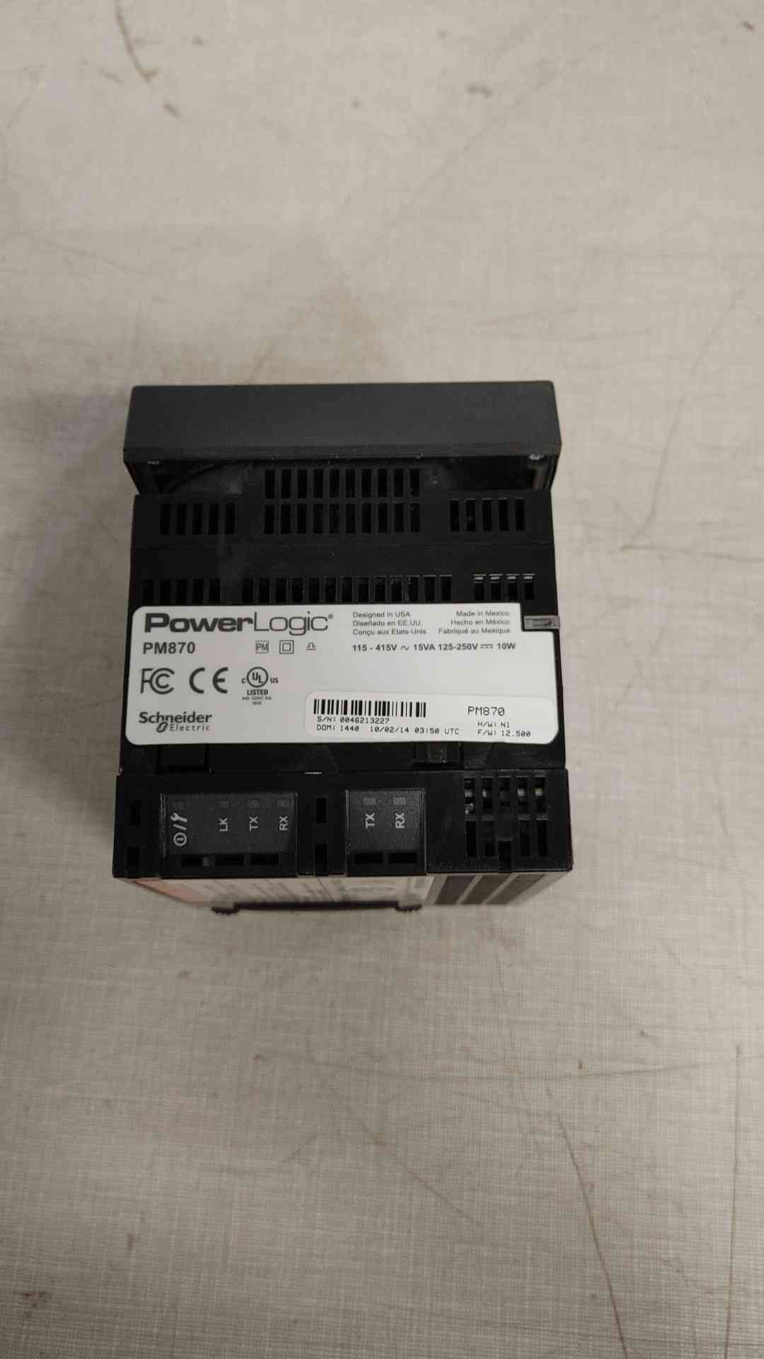 SQUARE D PowerLogic PM870 power meter w/ integrated display(SKU: 111575)