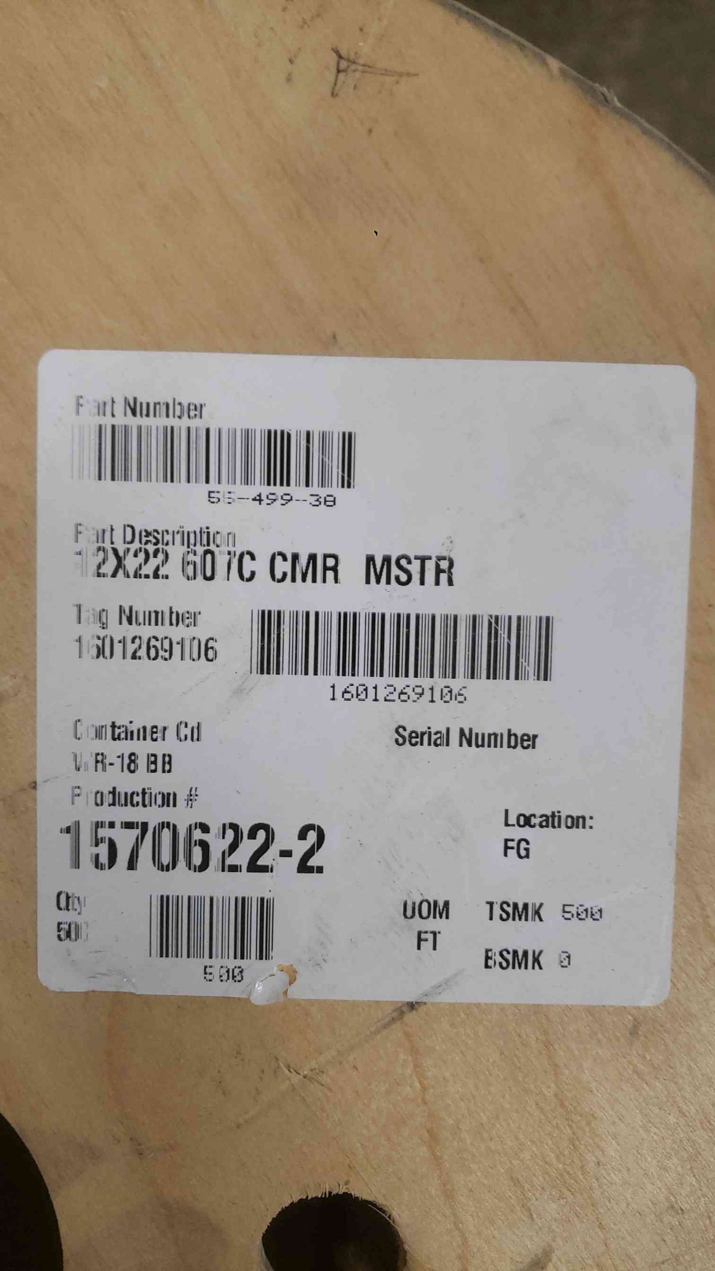 Superior Essex Open 12x22 607C CMR MSTR 55-419-30 (SKU: 111576)