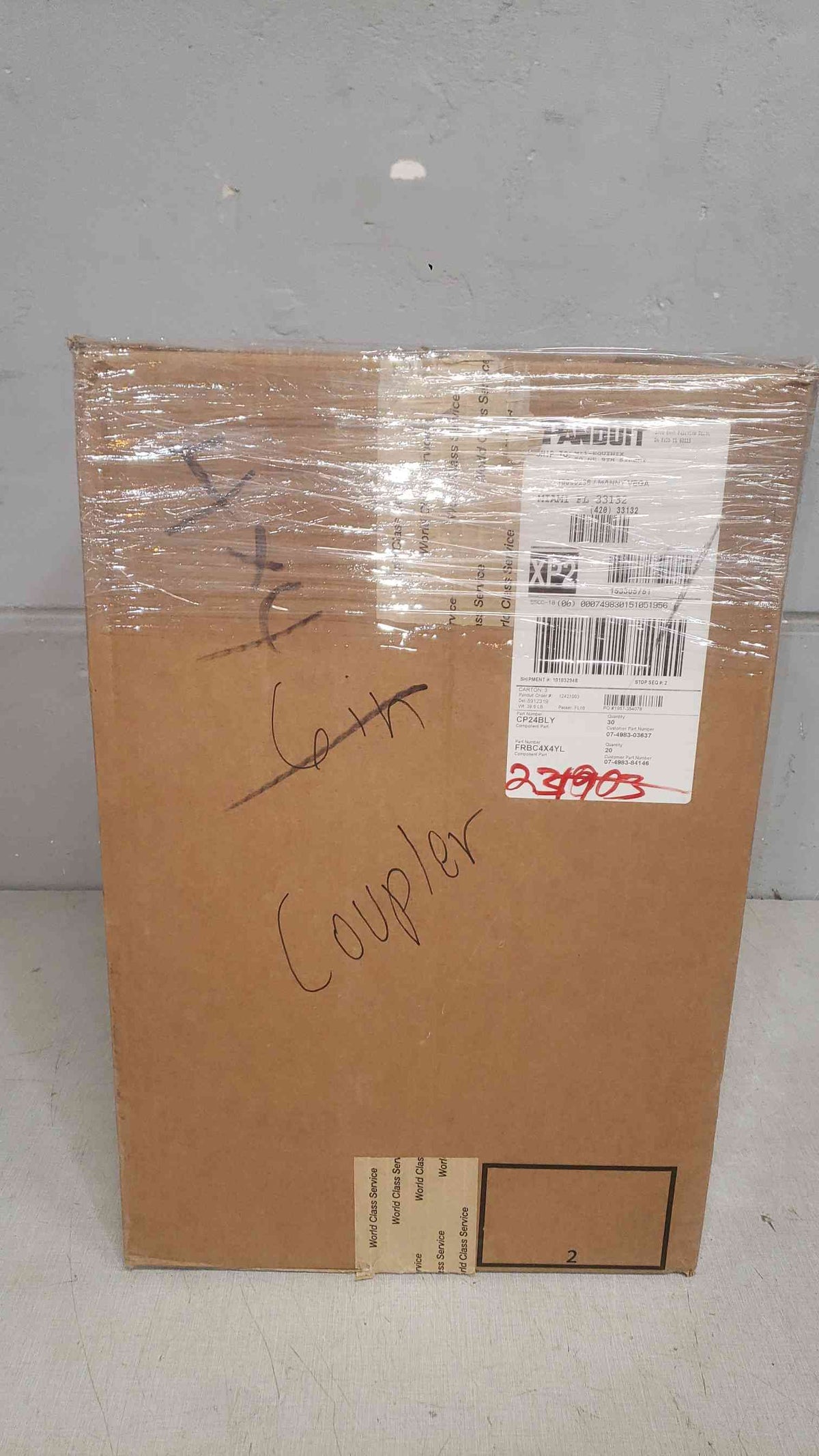Panduit Optic Fiber Raceway Coupler (SKU: 111641)