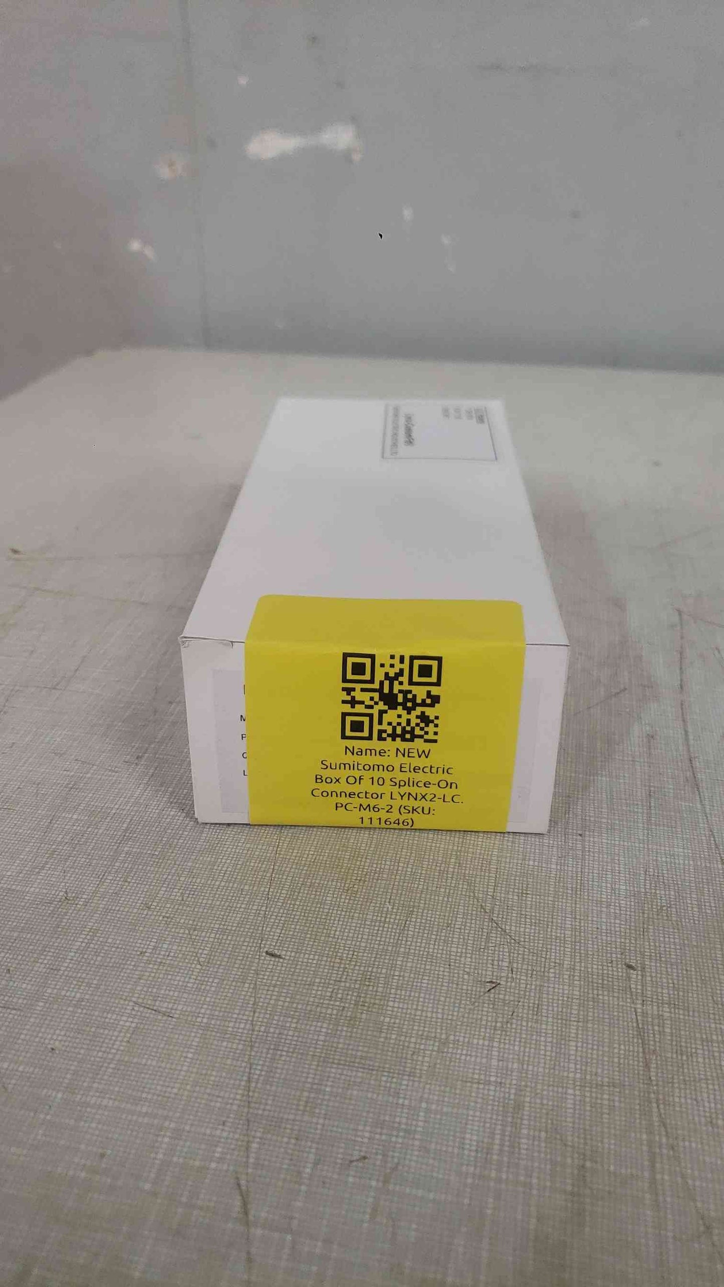 NEW Sumitomo Electric Box Of 10 Splice-On Connector LYNX2-LC.PC-M6-2 (SKU: 111646)