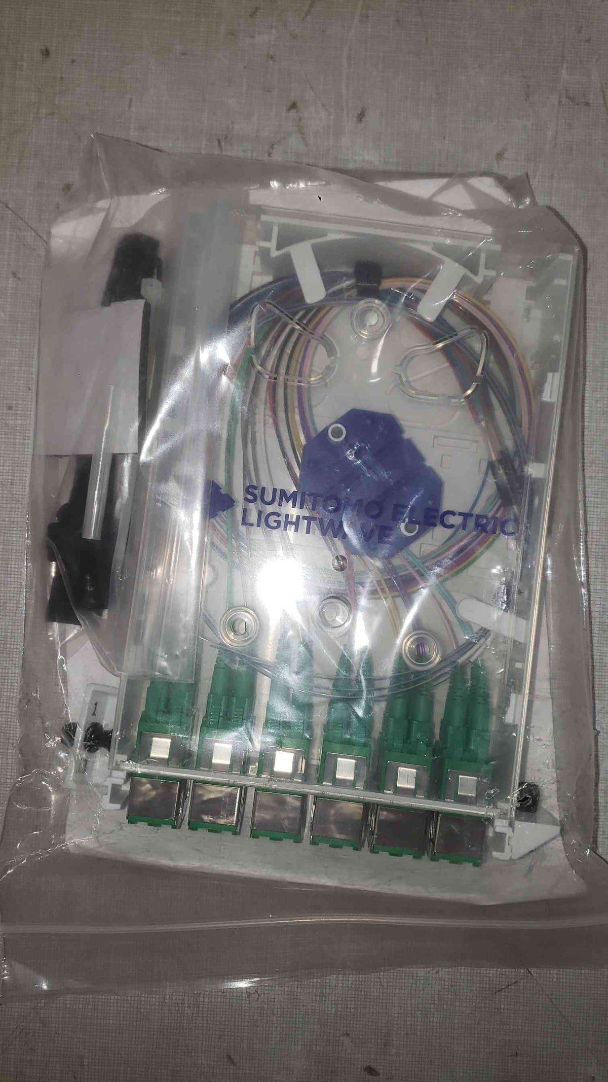 NEW Sumitomo Electric PrecisionFlex Splice Cassette, 24 Fibers LC/APC, OS2, RIBBON FTLC-FSP24RBNOS2-APFC (SKU: 111684)