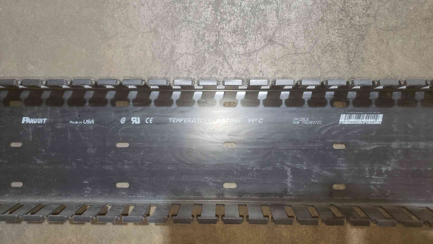 Panduit 6' Wide Slot Wiring Duct G4X2BL6 (SKU: 111721)