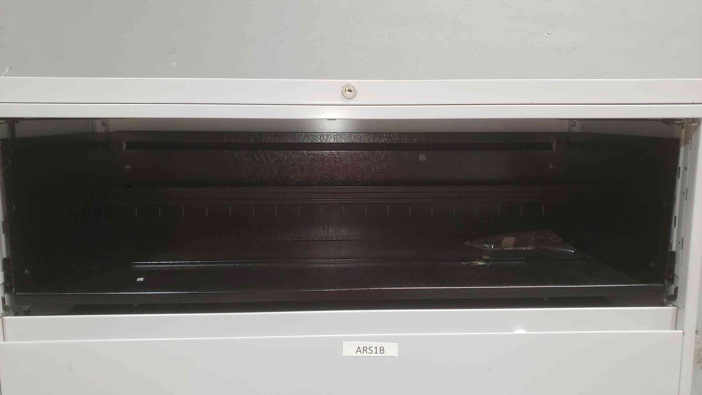 Grey 42" Five Tier Filing Cabinet 42"x18"x65" (SKU: 111851)