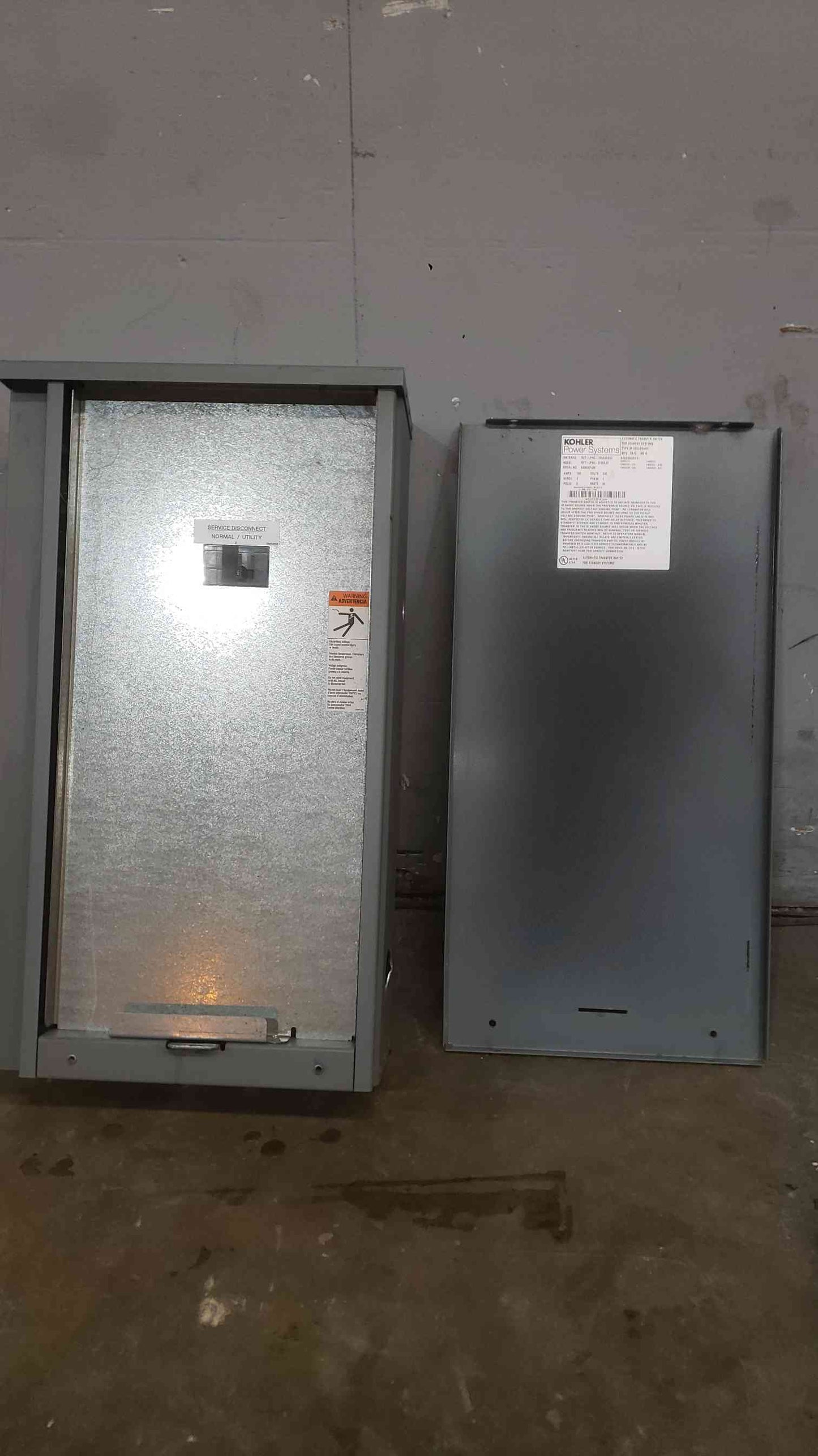 Kohler 100A 240V 3W 1PH 2 Pole ATS RXT-JFNC-0100ASE (SKU: 112044)