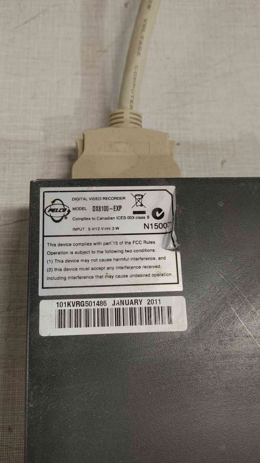 PELCO DX8100-EXP 16 Channel Expansion Unit(SKU: 112077)