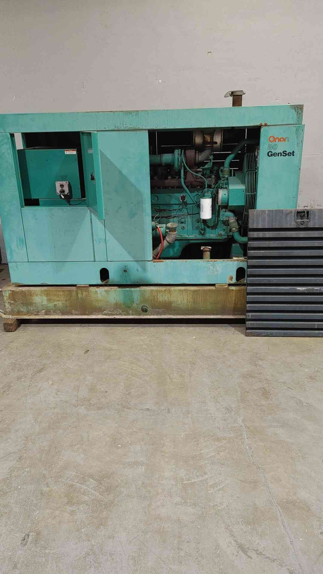 80kW Cummins 6BT 1&3PH Diesel Generator 512Hrs TESTED (SKU: 112163)