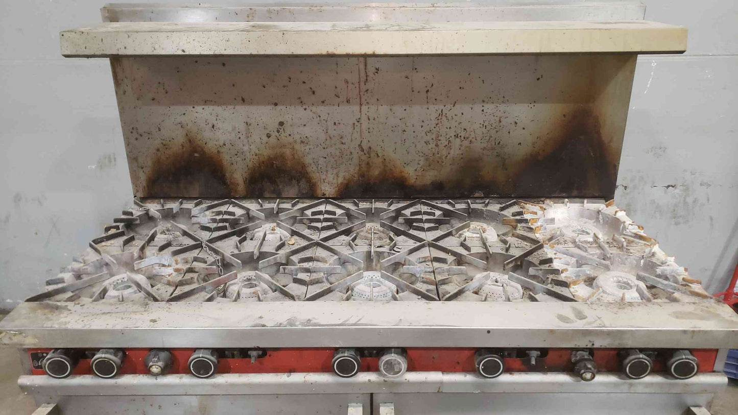 Vulcan Nat Gas Dual Oven W/ 10 Burners (SKU: 112263)