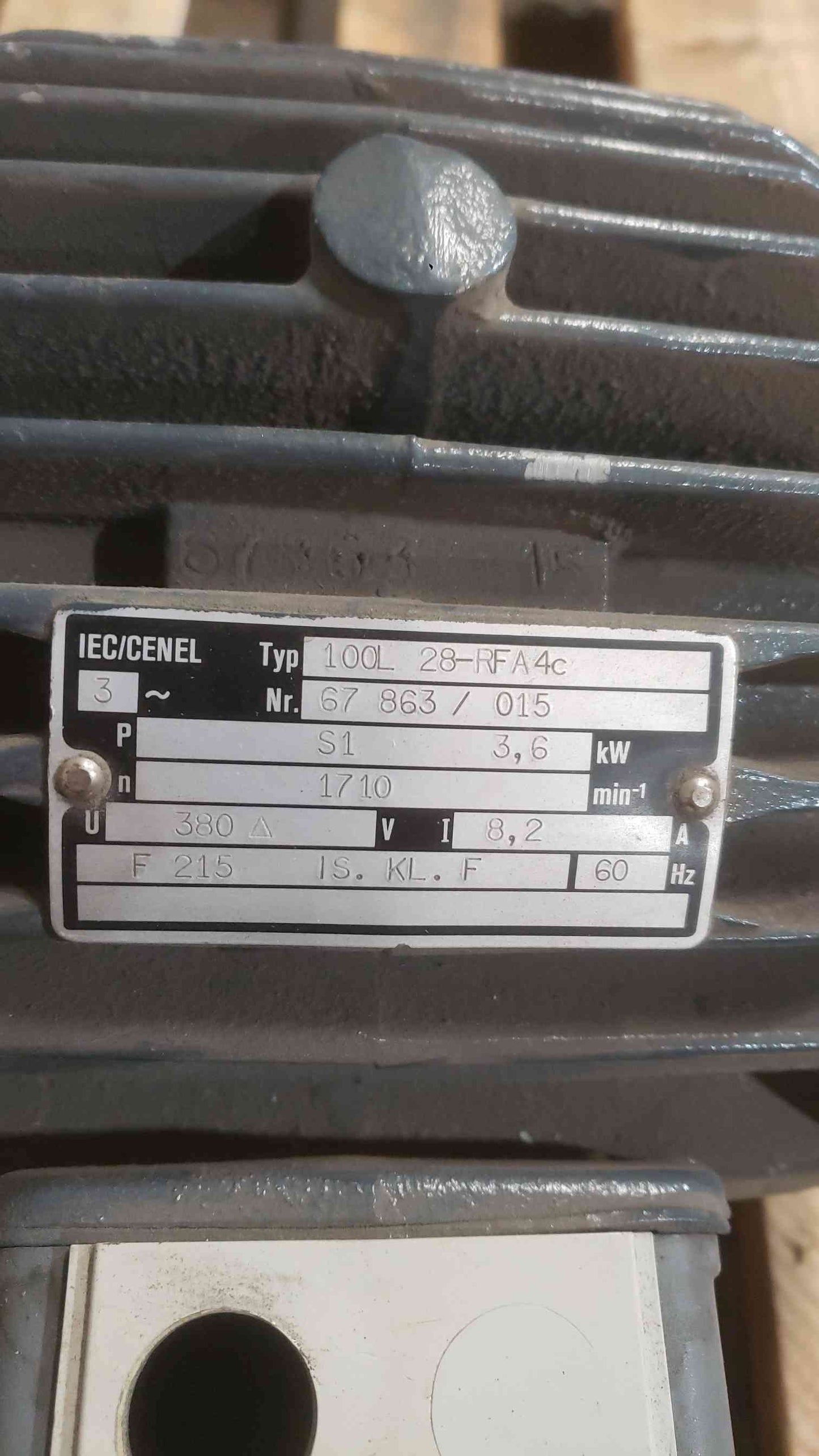 Stromag 60V 1500U/Min Motor RTF16 (SKU: 112463)