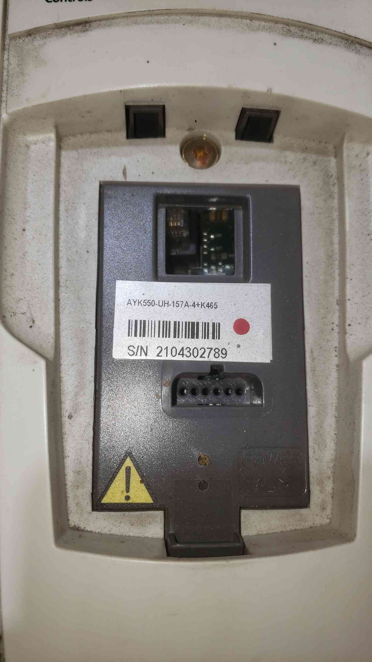 Johnson Controls ABB AYK550-UH-157a VFD 157A (Cracked Top)  (SKU: 112500)