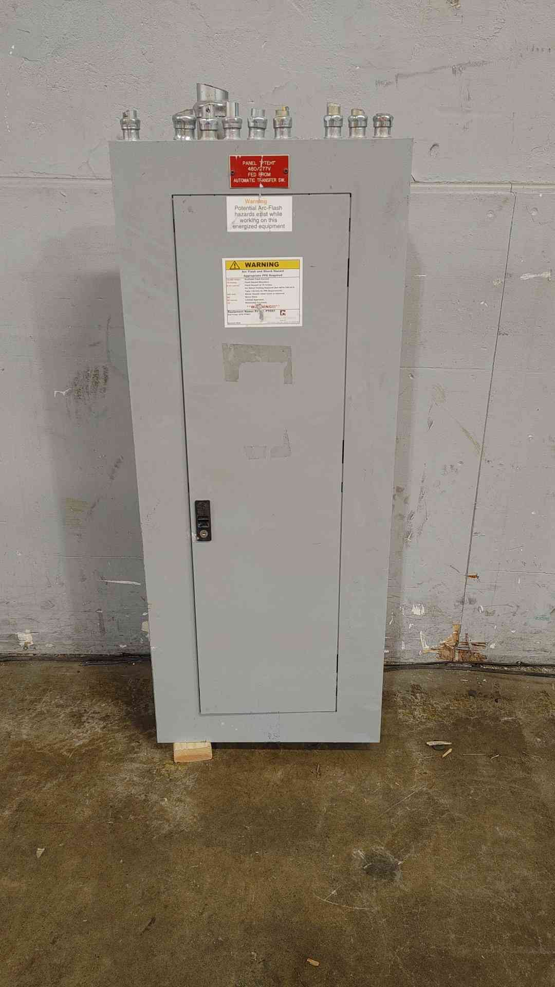 GE A-Series 600A 480/277V 3PH 3W Panelboard AF49S w/ Main (SKU: 112505)