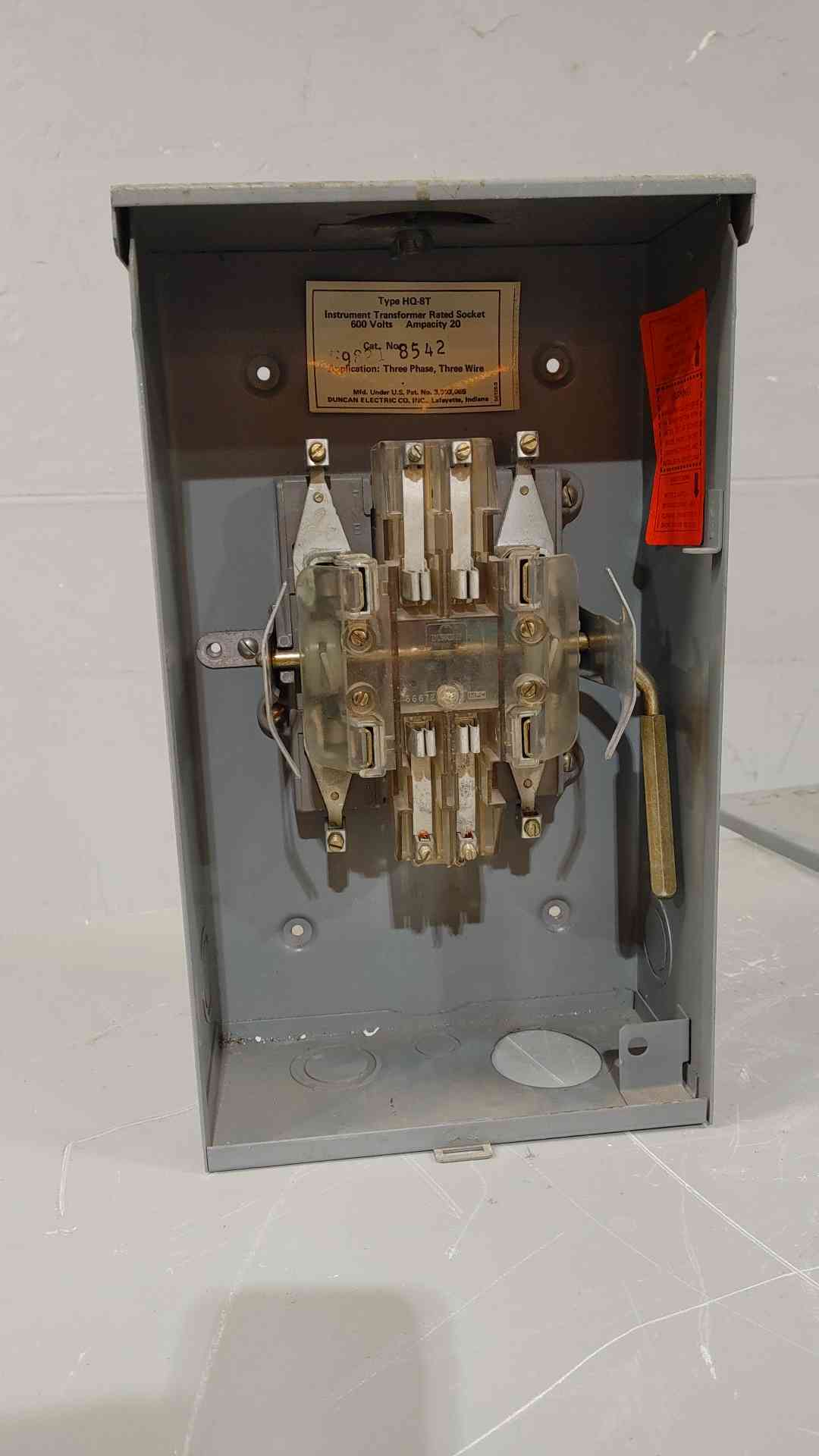 DUNCAN Electrical meter socket (SKU: 112552)