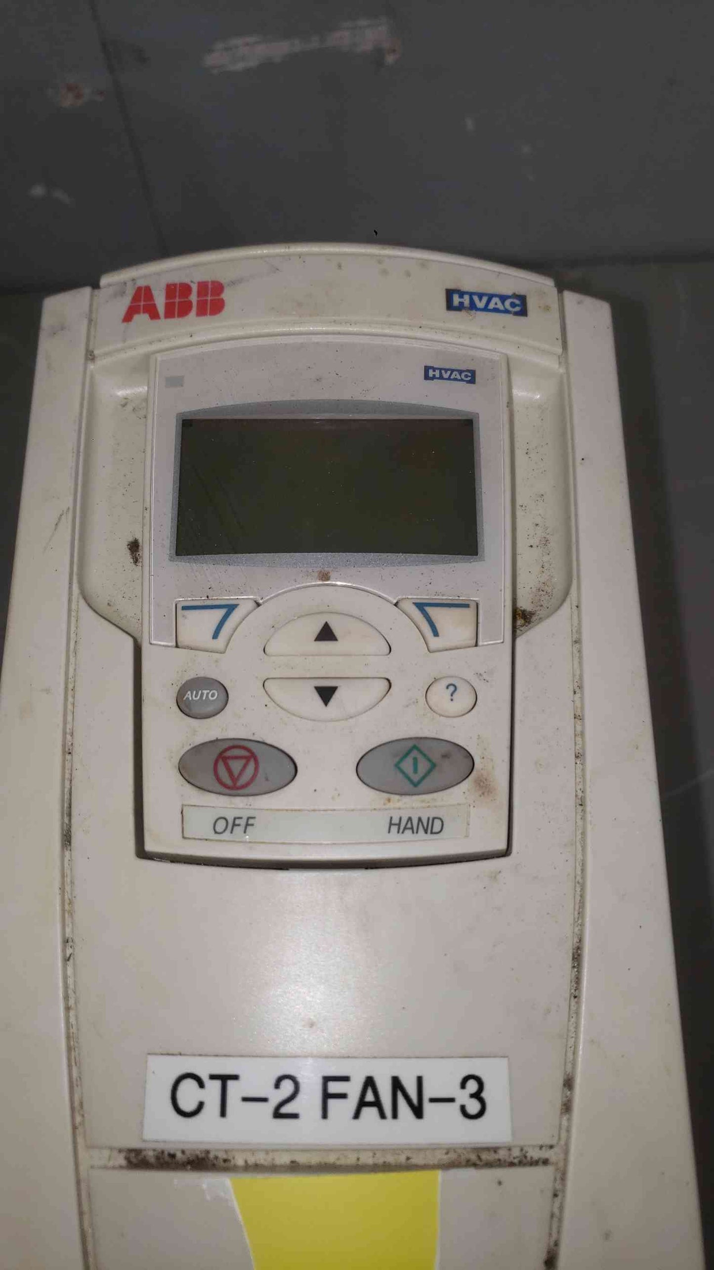 AS-IS ABB 15HP 3PH HVAC Driver ACH550-UH-023A-4+K452 (SKU: 112609)