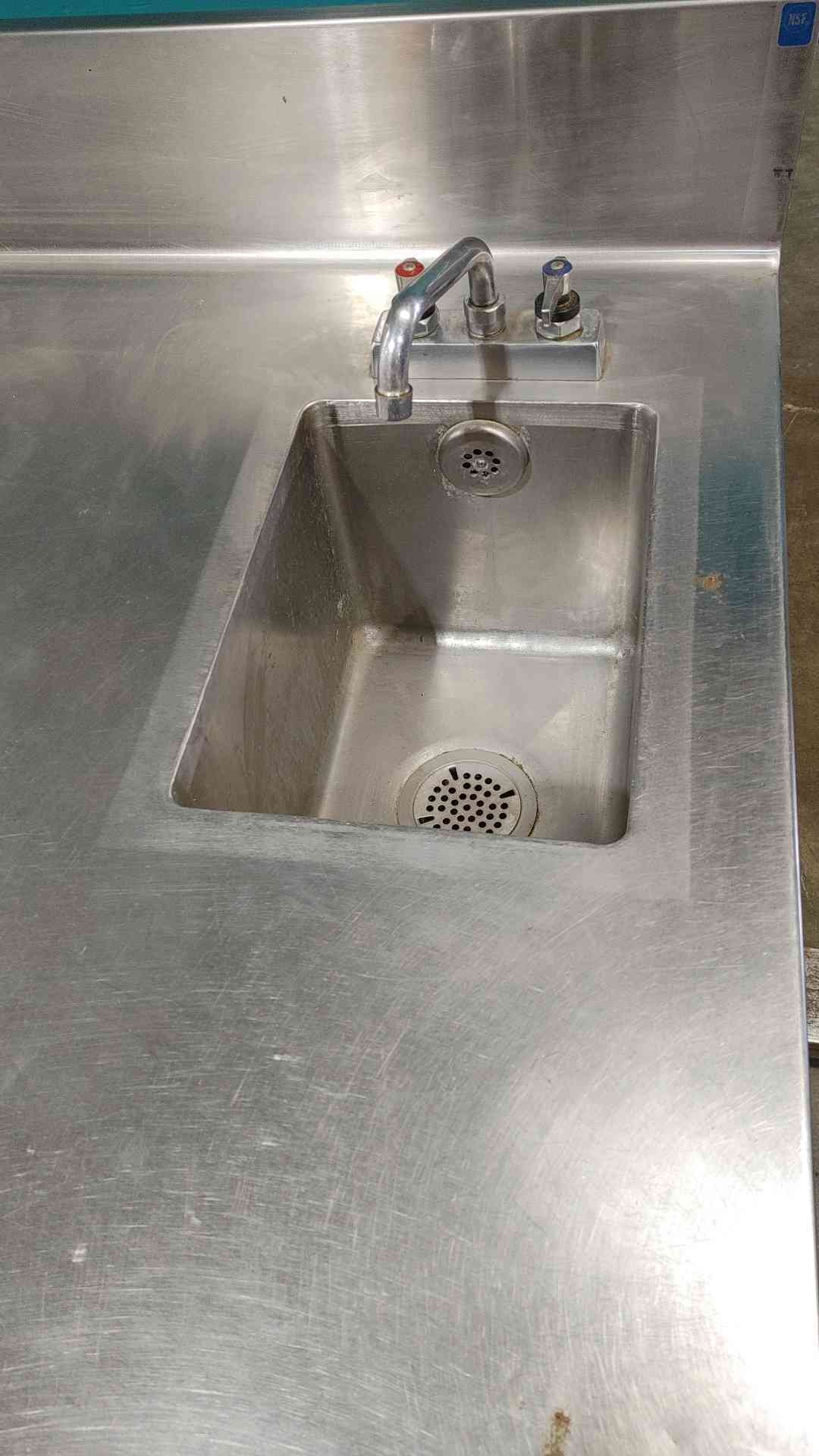 Craig MFG Stainless Steel Rolling Prep Table Sink Refrigerator/Freezer LB-5-33-SC (SKU: 112990)