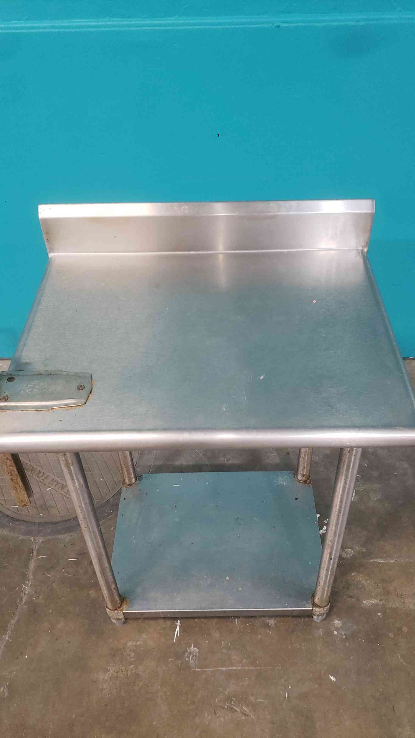 Stainless Steel 30" Table Cafetria Prep Tables & Clamp (SKU: 113023)