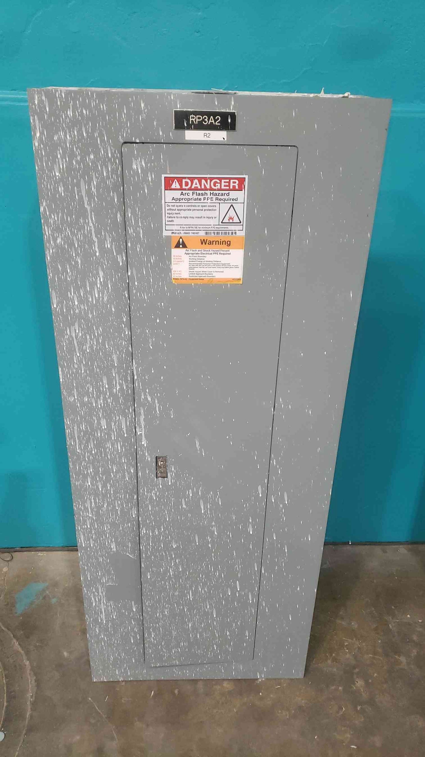 Square D NQOD Panelboard 225A 208Y/120V 3-Phase 42-Circuit Copper Bus w/ QJL 225A Main & 38 QO Breakers (SKU: 113109)