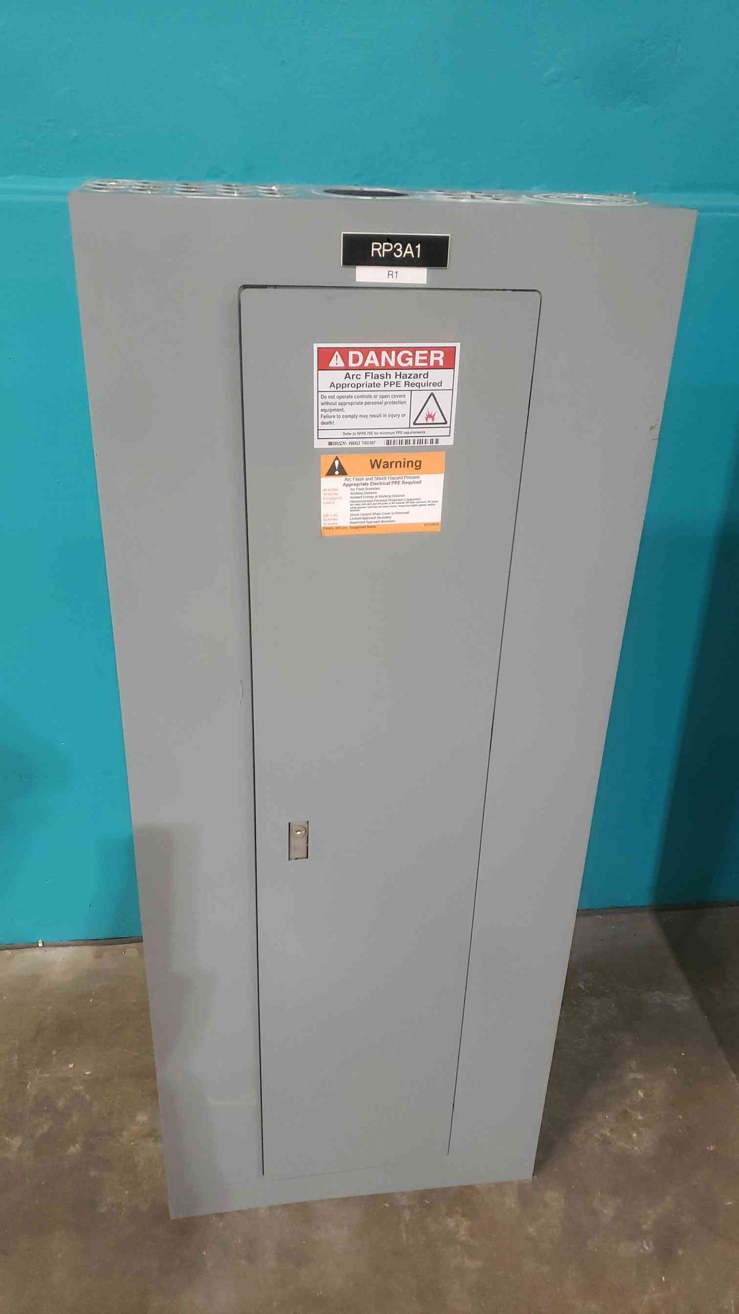 Square D NQOD 225A Panelboard 120/208V 3-Phase 42-Circuit Copper Bus QJL36225 Main (SKU: 113110)