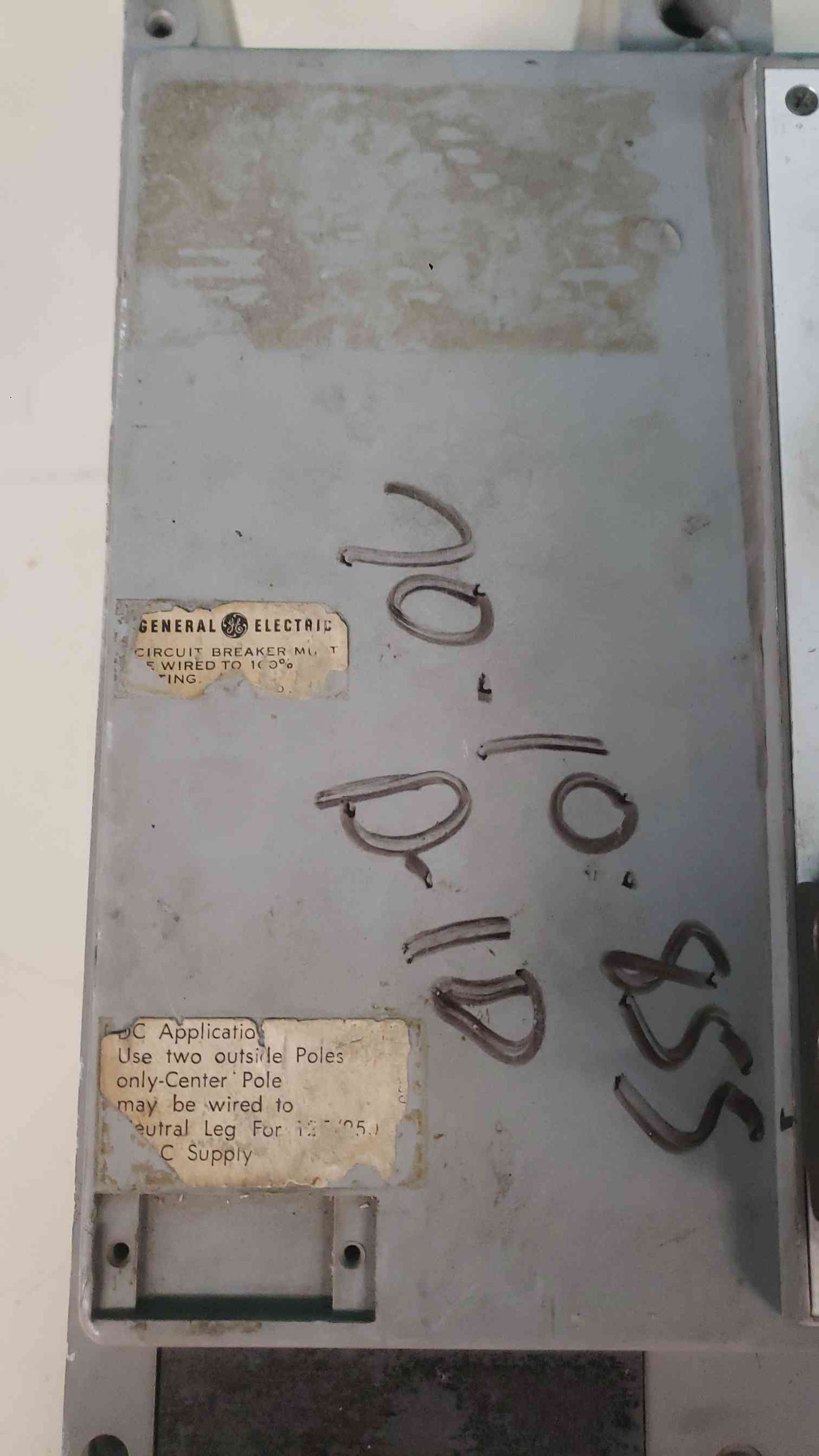 GE PowerBreak 1600A Circuit Breaker TPMM56M 3-Pole 600V Stationary Manual 1600 Amp (SKU: 113203)