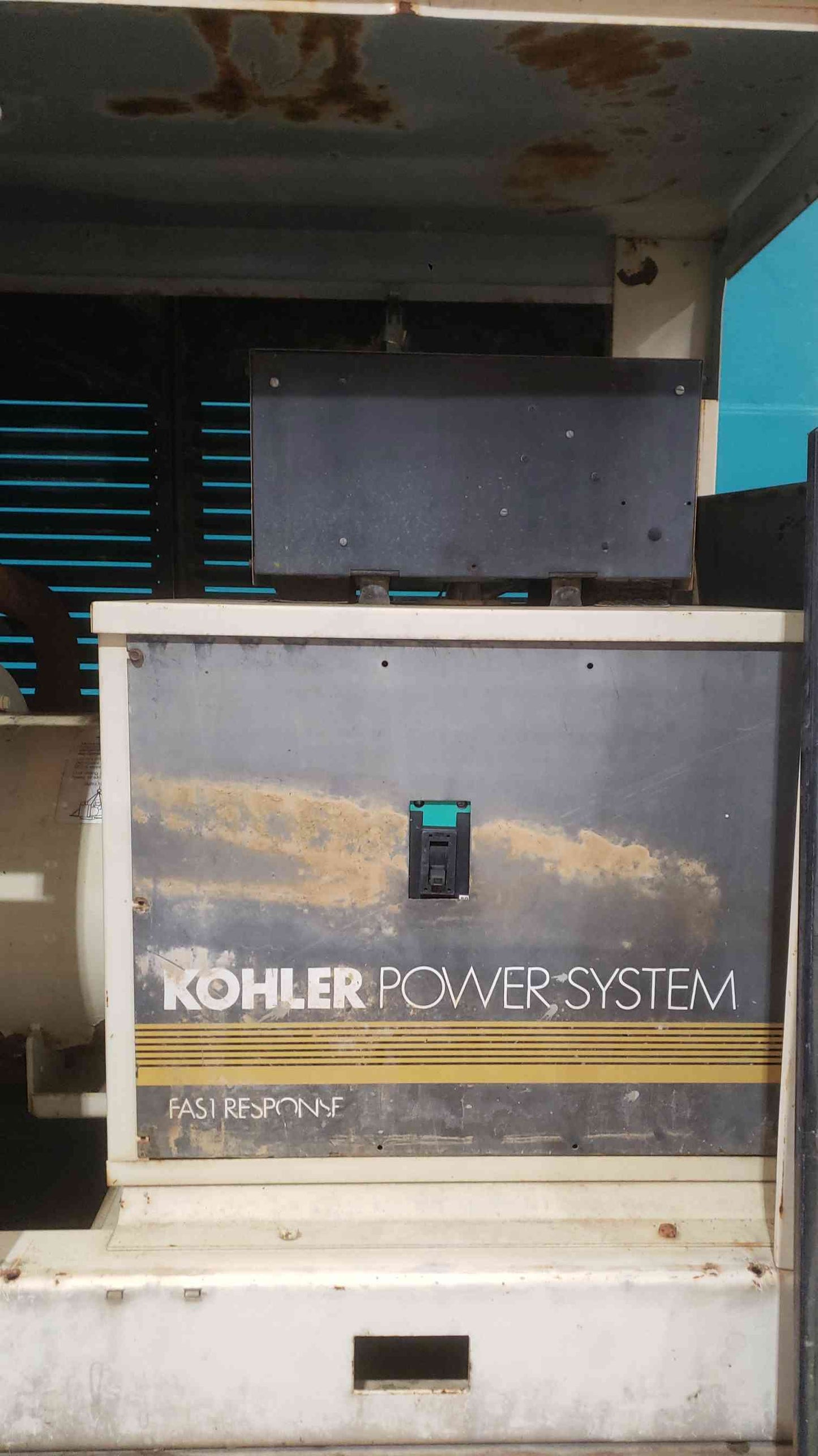 AS-IS KOHLER 50RZ62 49KW 120/240 204A 1PH LP/NG 1593.9 Hrs. (SKU: 113304)