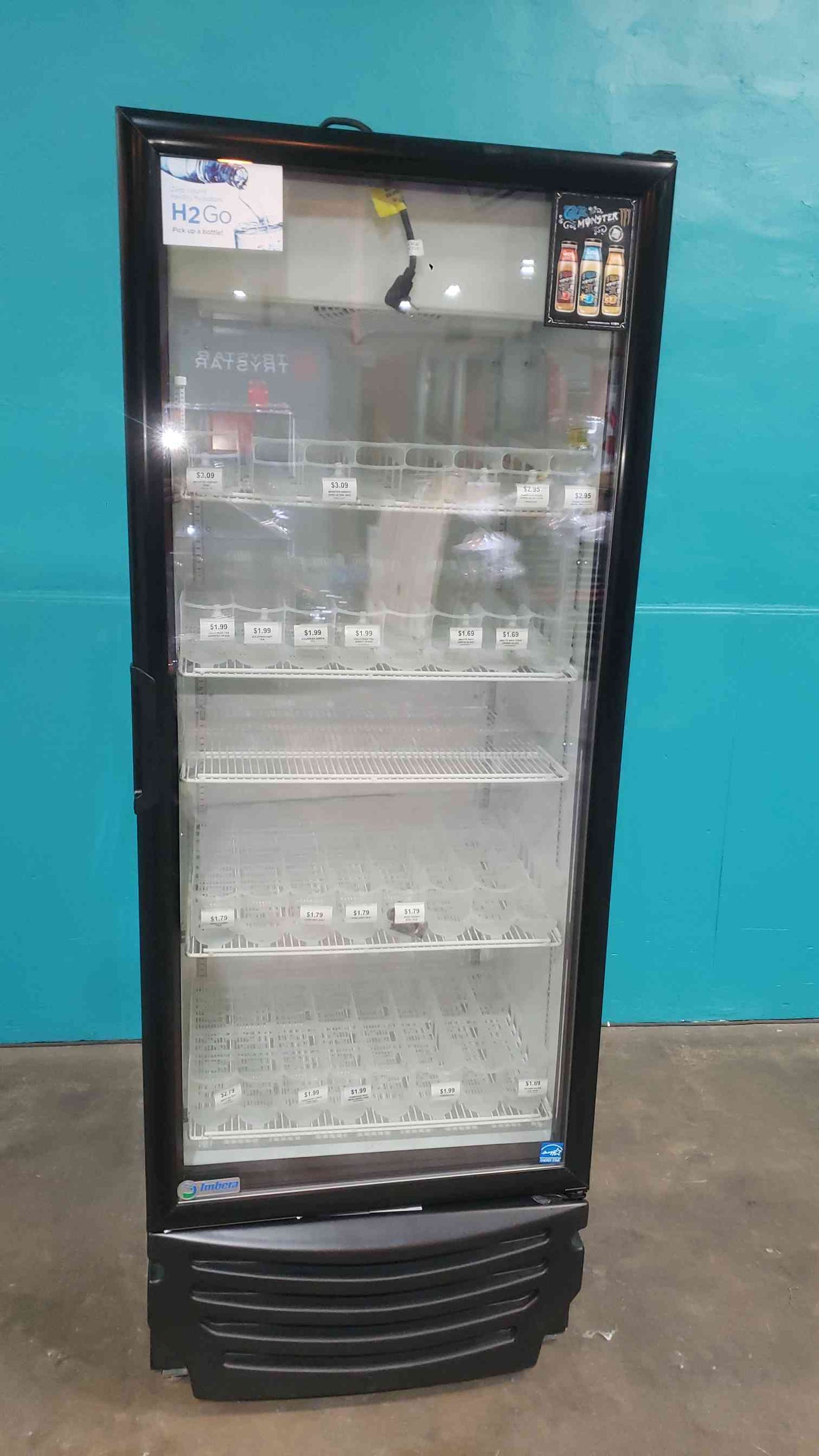 Imbera G319 Single Glass Door Merchandiser Refrigerator - 30" Wide Beverage Cooler (SKU: 113261)