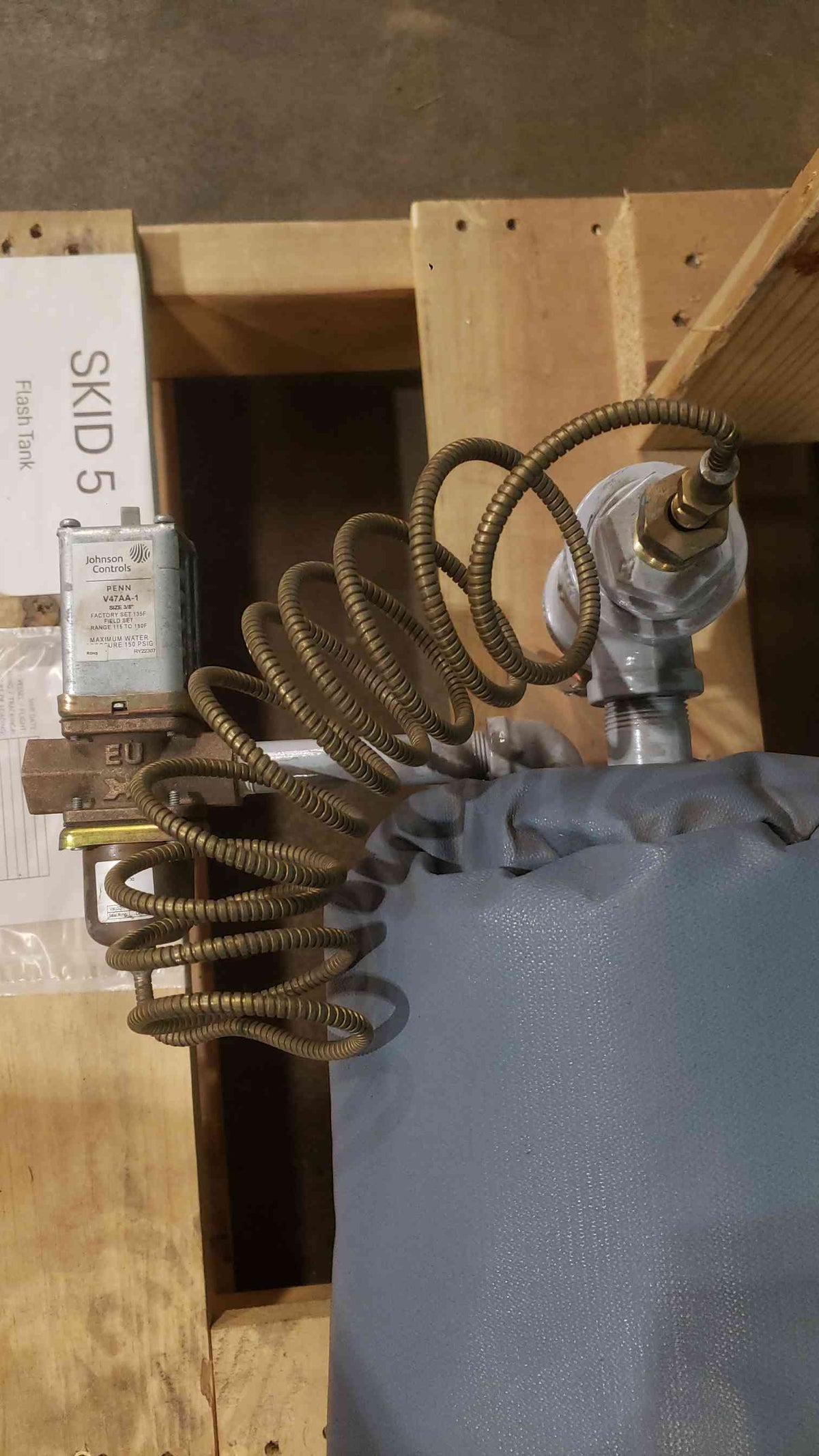 New New Johnson Controls PENN V47AA-1 Valve Dual Flash Tank Heat Exchanger Skid 5