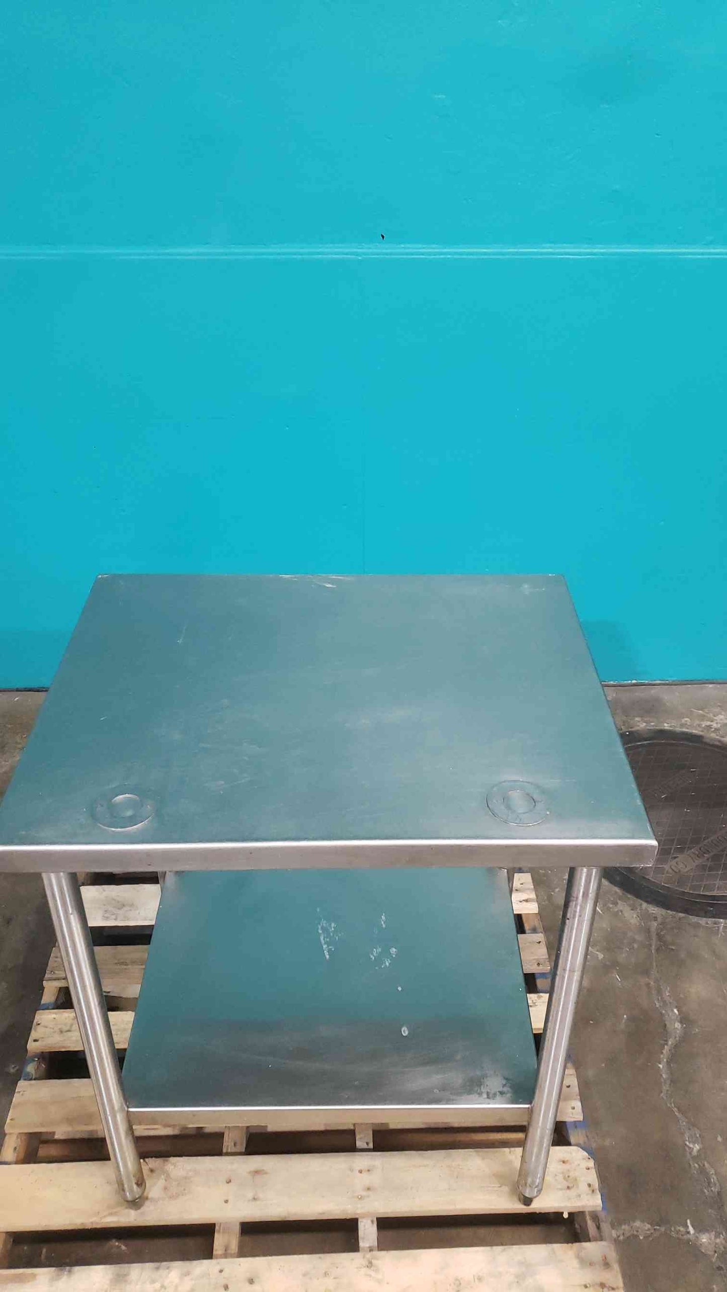 Stainless Steel 30" Table W/ Storage Shelf (SKU: 113625)