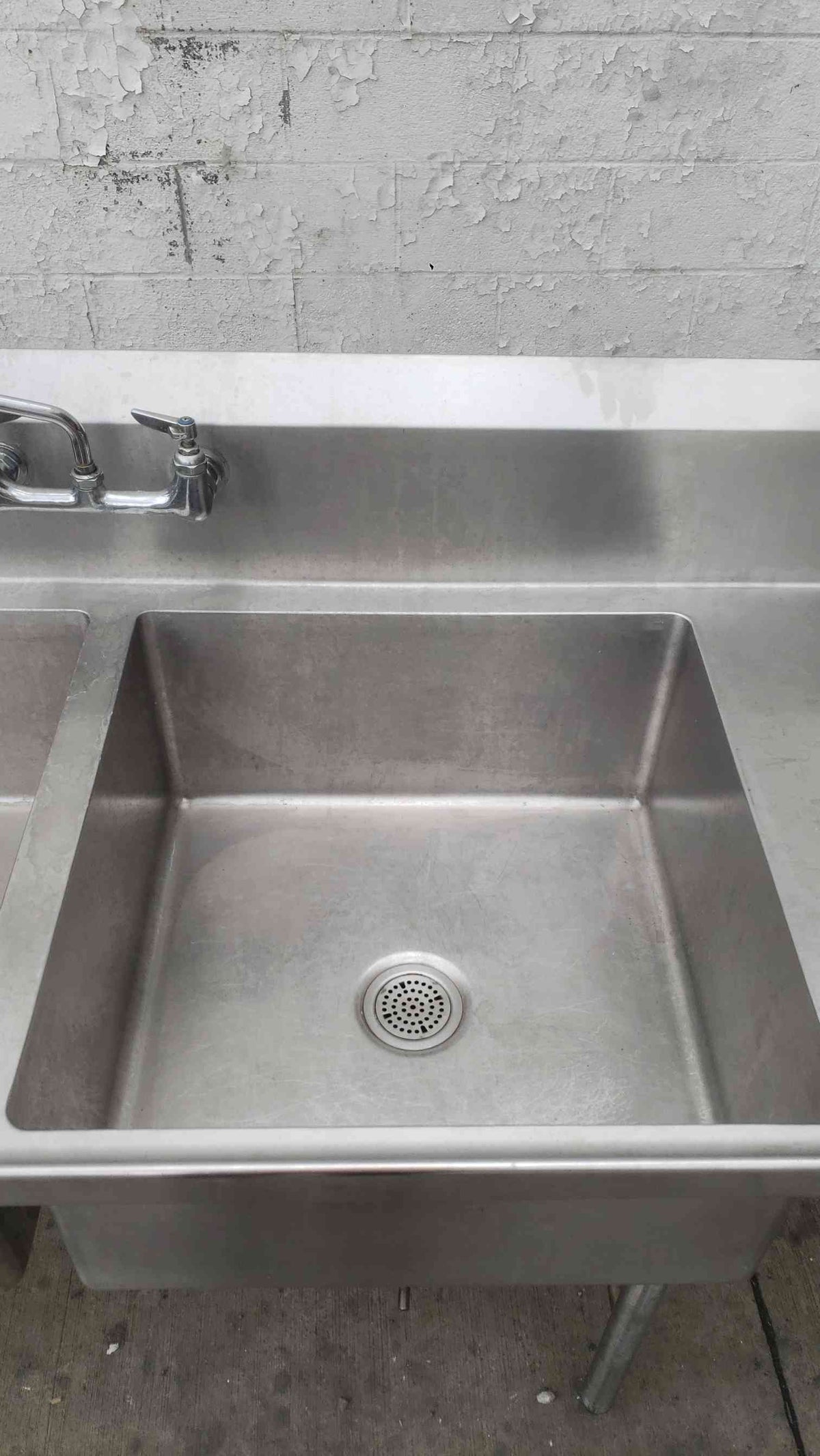 Hobart Commercial 2 Compartment Sink Stainless Steel Food Waste Disposer Unit